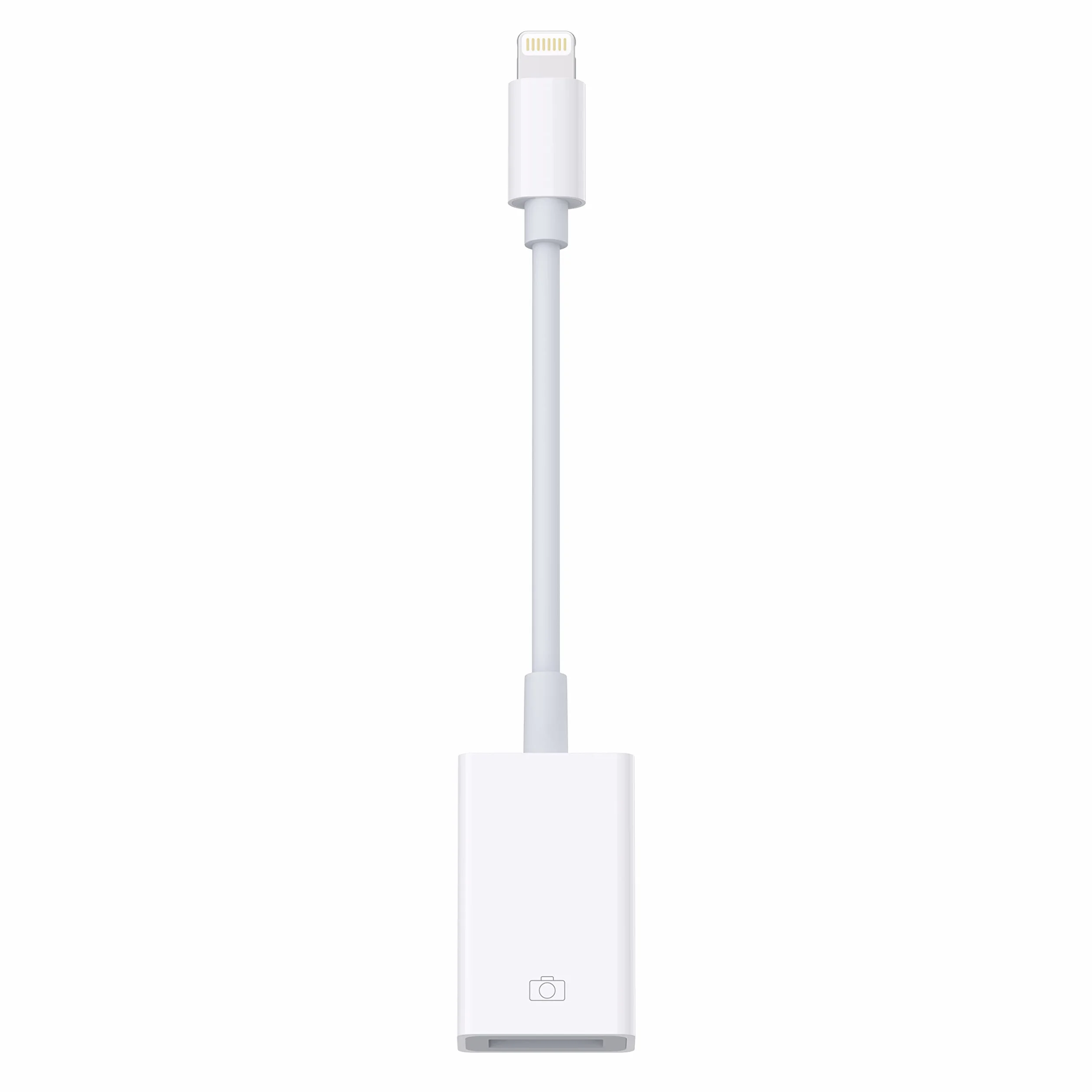 BOUTOP [Certyfikat Apple MFi Lightning na USB Adapter do aparatów fotograficznych, adapter Ethernet, klawiatura MIDI, czytnik kart kompatybilny z iPhone iPad - biały
