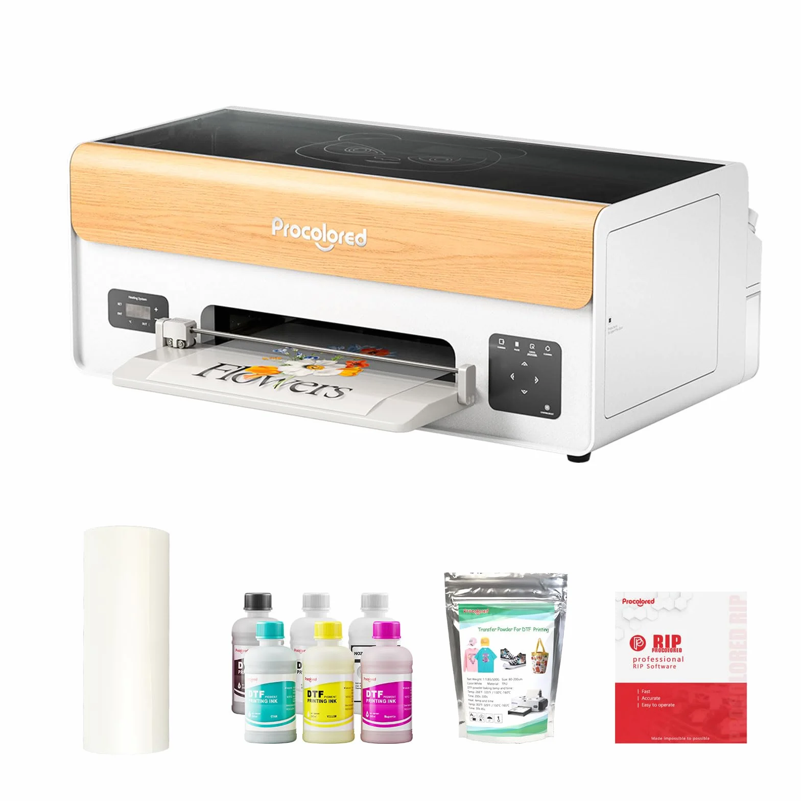 Procolored P13 Drukarka DTF A3 XP600 Transfer Bezpośredni na Folię z Automatycznym Czyszczeniem i Detekcją Laserową Kompatybilna z Windows do Koszulek i Odzieży