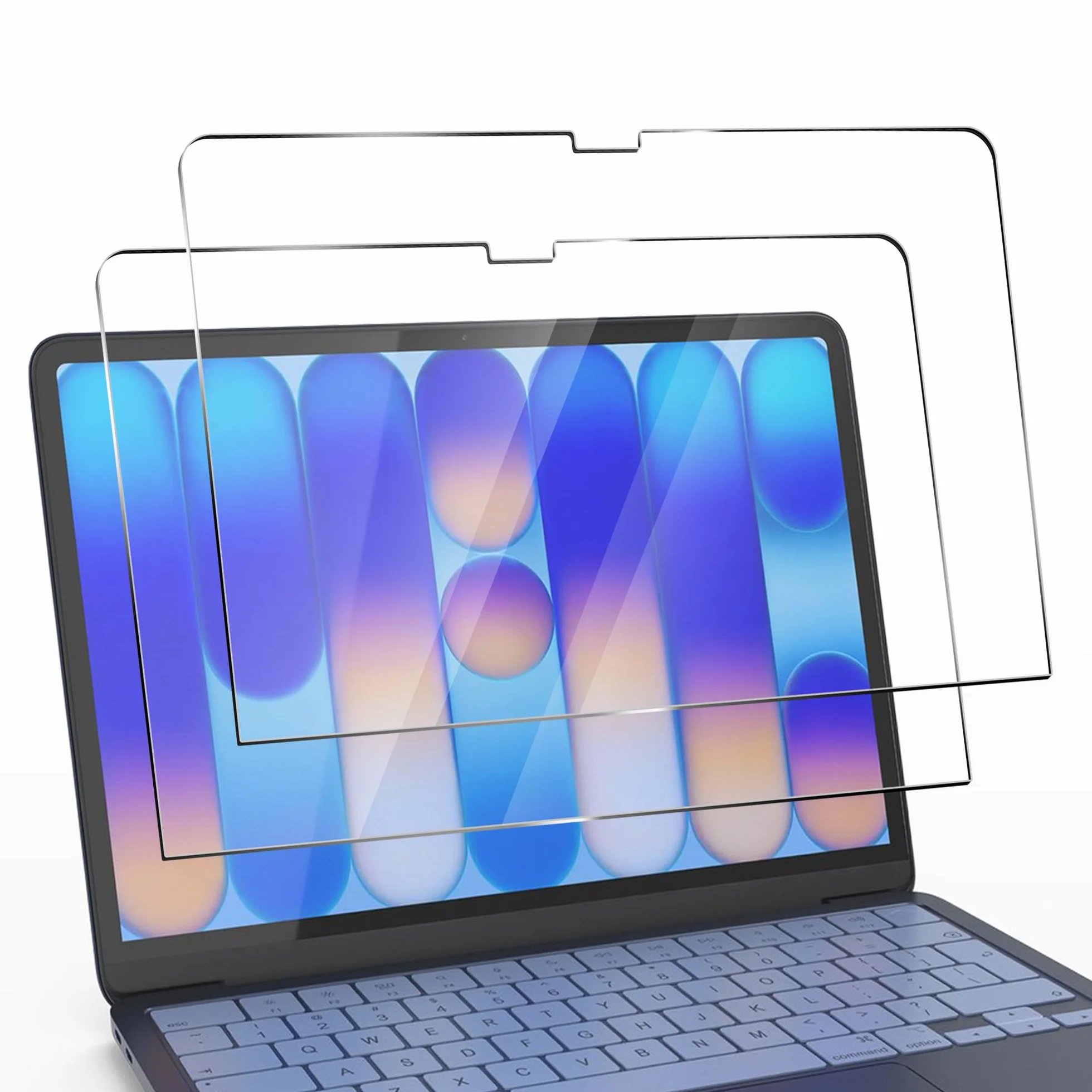NEWZEROL 2 sztuki szkła ochronnego na wyświetlacz, kompatybilne z Apple macbook neo 2026, folia ze szkła hartowanego, odporne na zarysowania, wysoka rozdzielczość 9H, ultra przezroczyste szkło