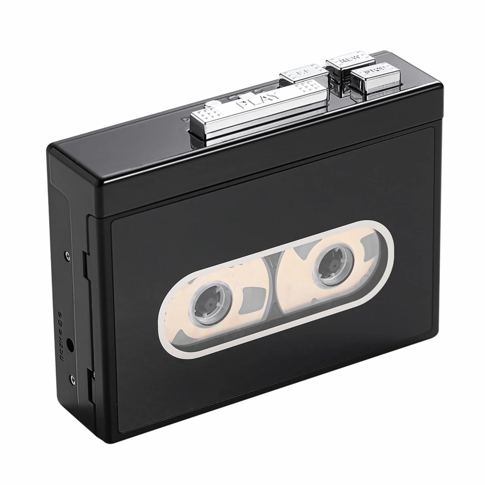 Przenośny odtwarzacz kasetowy, odtwarzacz taśmowy Bluetooth, radio FM, z funkcją automatycznego cofania, kasetowy odtwarzacz Walkman, konwertuj kasety kasetowe na konwerter MP3