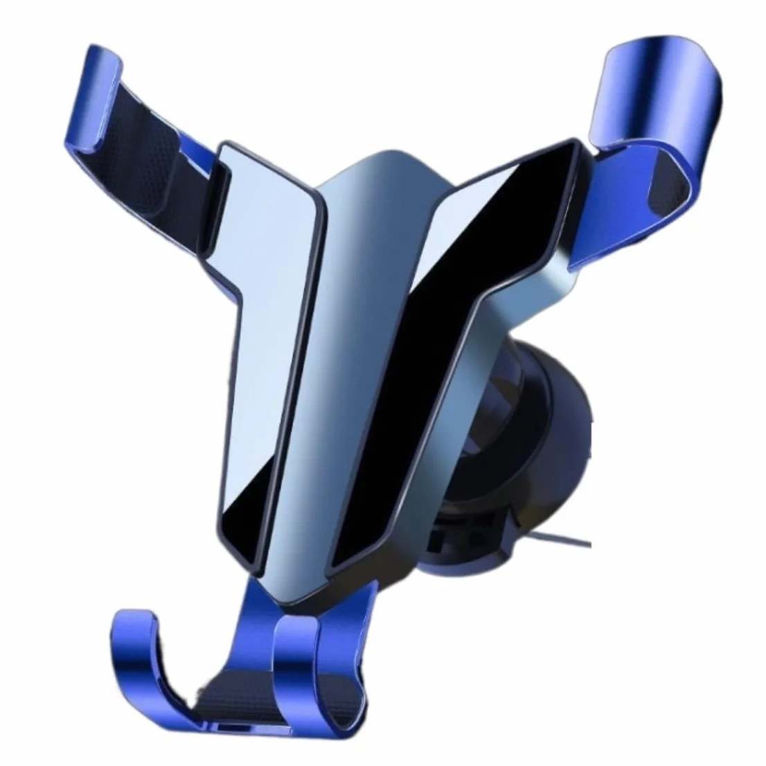 Uchwyt Na Telefon Do Samochodu Uchwyt Na Telefon Komórkowy Do Samochodu Uniwersalny Grawitacyjny Wentylacja Stop Akcesoria Samochodowe Telefonów Komórkowych Solidny Stabilny(Blue)