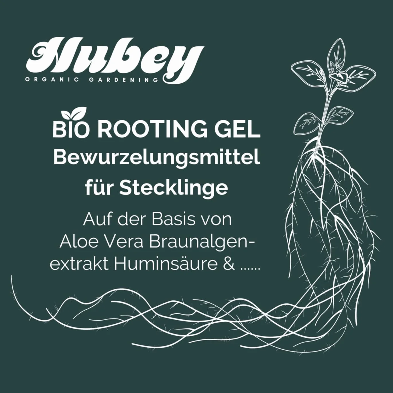 HUBEY Bio Rooting Gel środek do ukorzeniania sadzonek do rozmnażania roślin, 70 ml