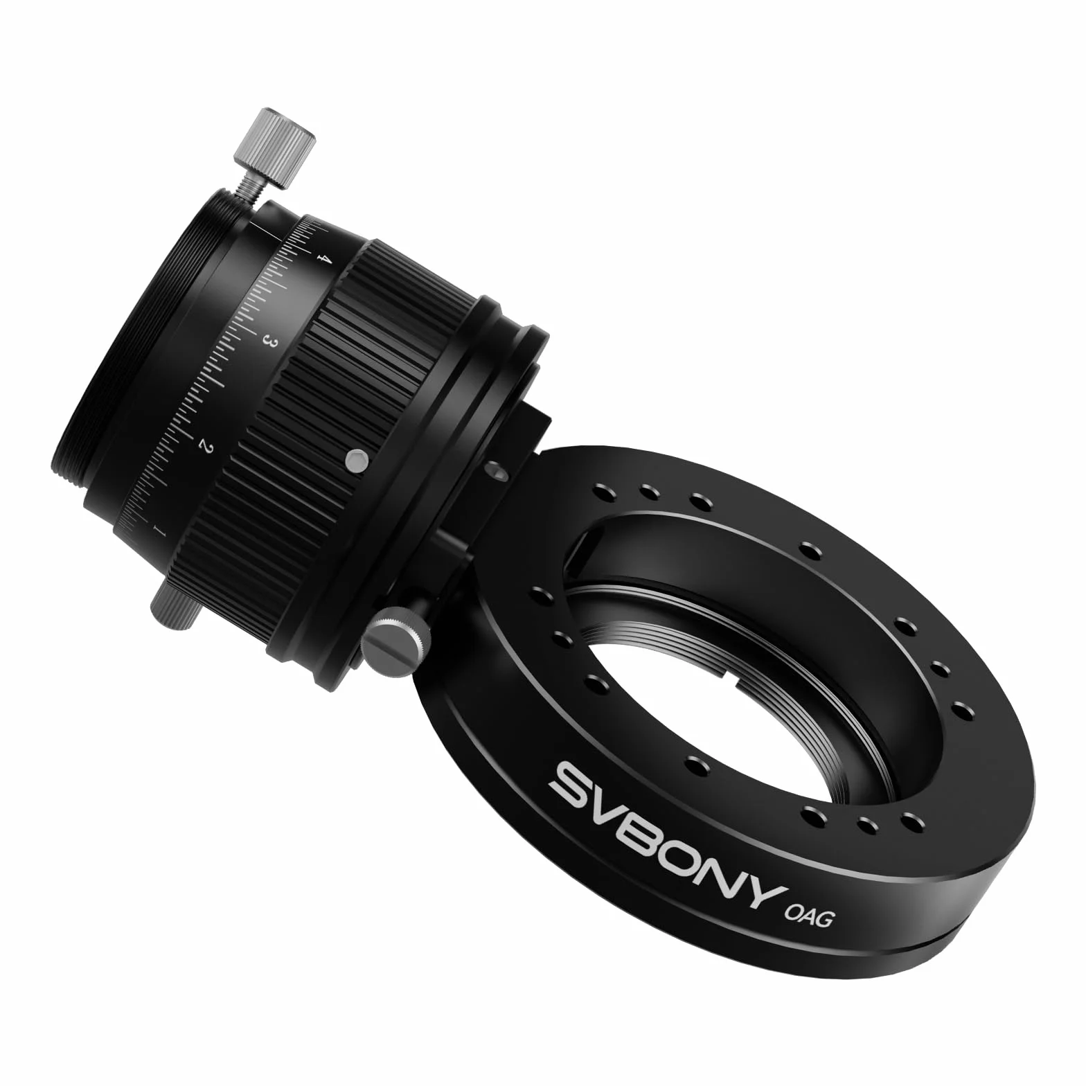 Svbony SV238 OAG(Prowadnica Pozaosiowa), Pryzmat 8*14mm o Dużej Powierzchni | do Fotografii Astronomicznej, Grubość korpusu 12,5 mm, Podwójny Helikalny Akcesorium Teleskopu, z Adapterami M54, M48, M42