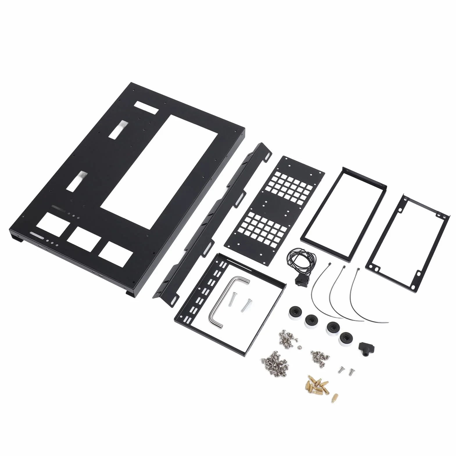Bewinner ATX M ATX ITX Obudowa Komputera do Gier Otwarta Ramka DIY Stojak na płytę główną Komputera z Uchwytem