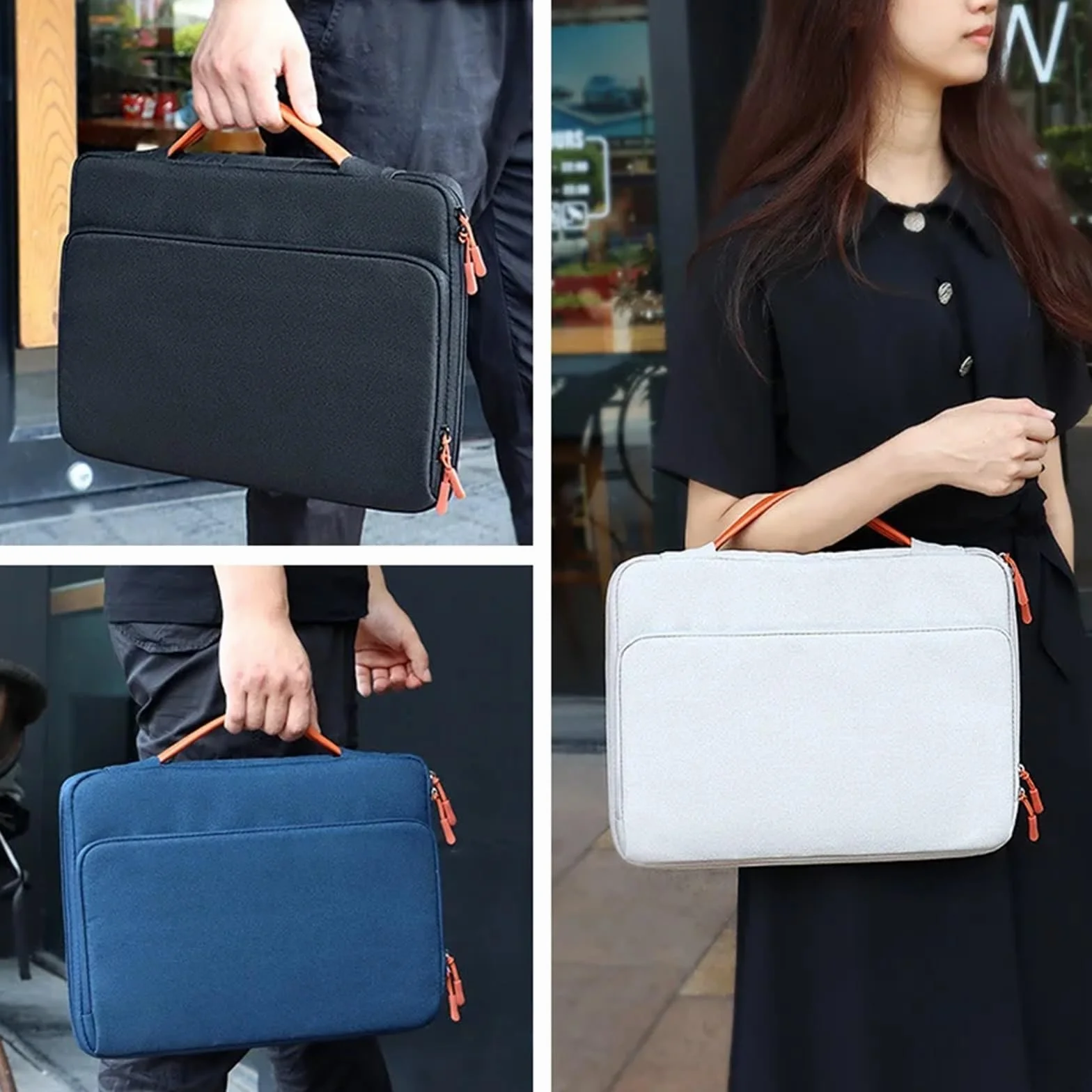 Do użytku biurowego 33.8 cm/39.6 cm torebka laptop wewnętrzna torba tablet rękaw ochronny kobiety mężczyźni dojeżdżający do pracy teczka przenośna przechowywanie