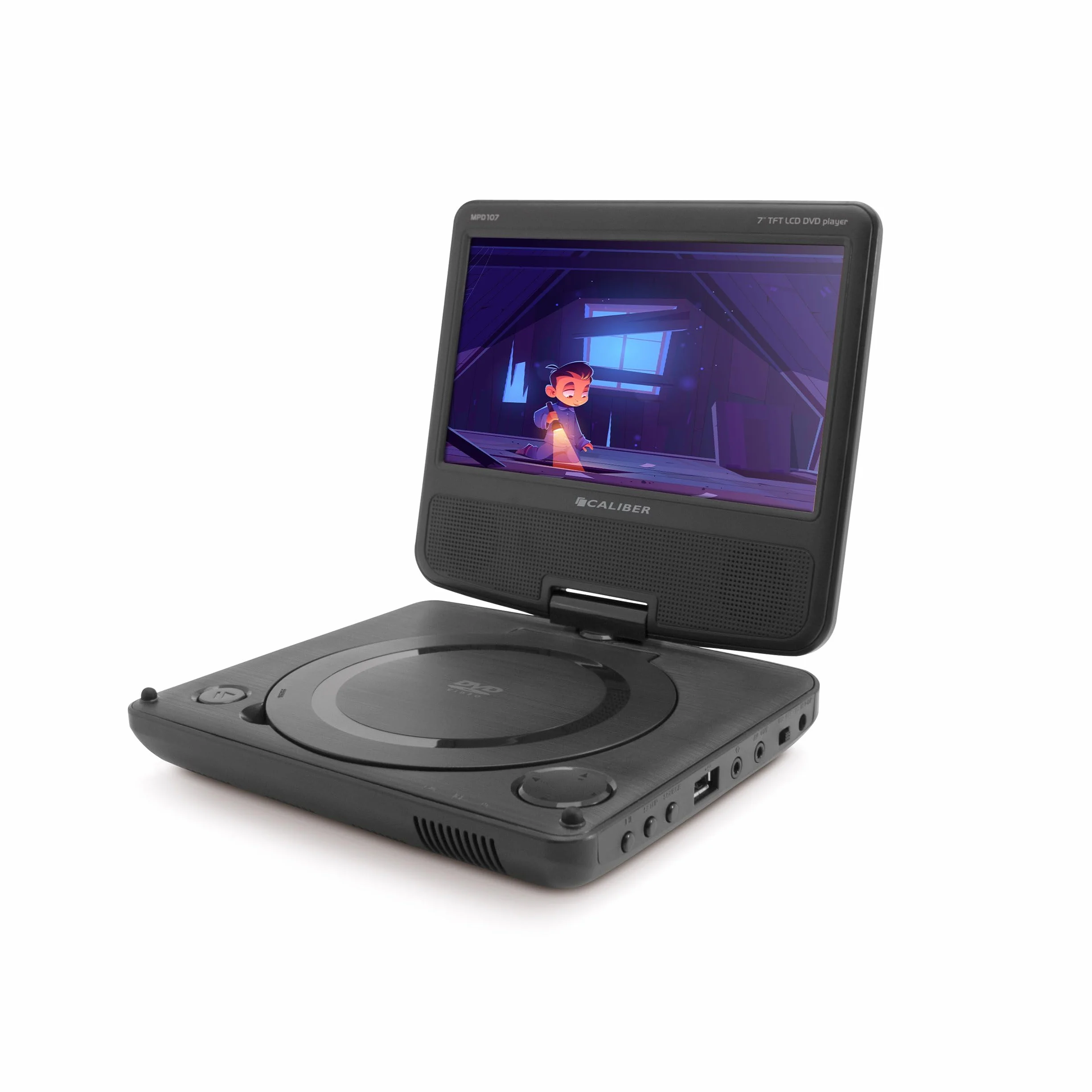 Caliber MPD107 Przenośny odtwarzacz DVD z ekranem 7' i wbudowaną baterią