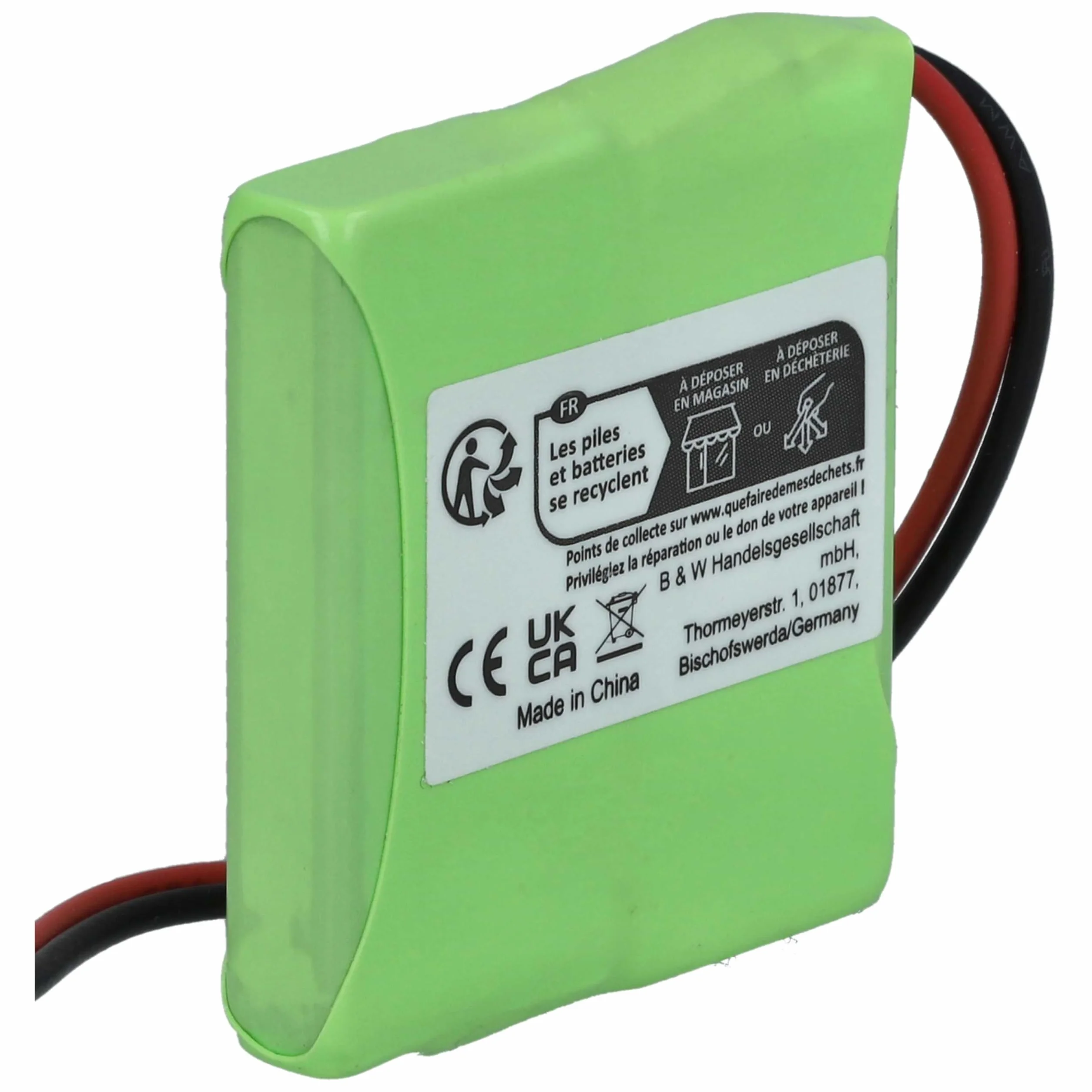 vhbw 10 x bateria zastępuje Siemens V30145-K1310-X382, S30852-D1751-X1 do telefonu bezprzewodowego (650mAh, 2,4V, NiMH)