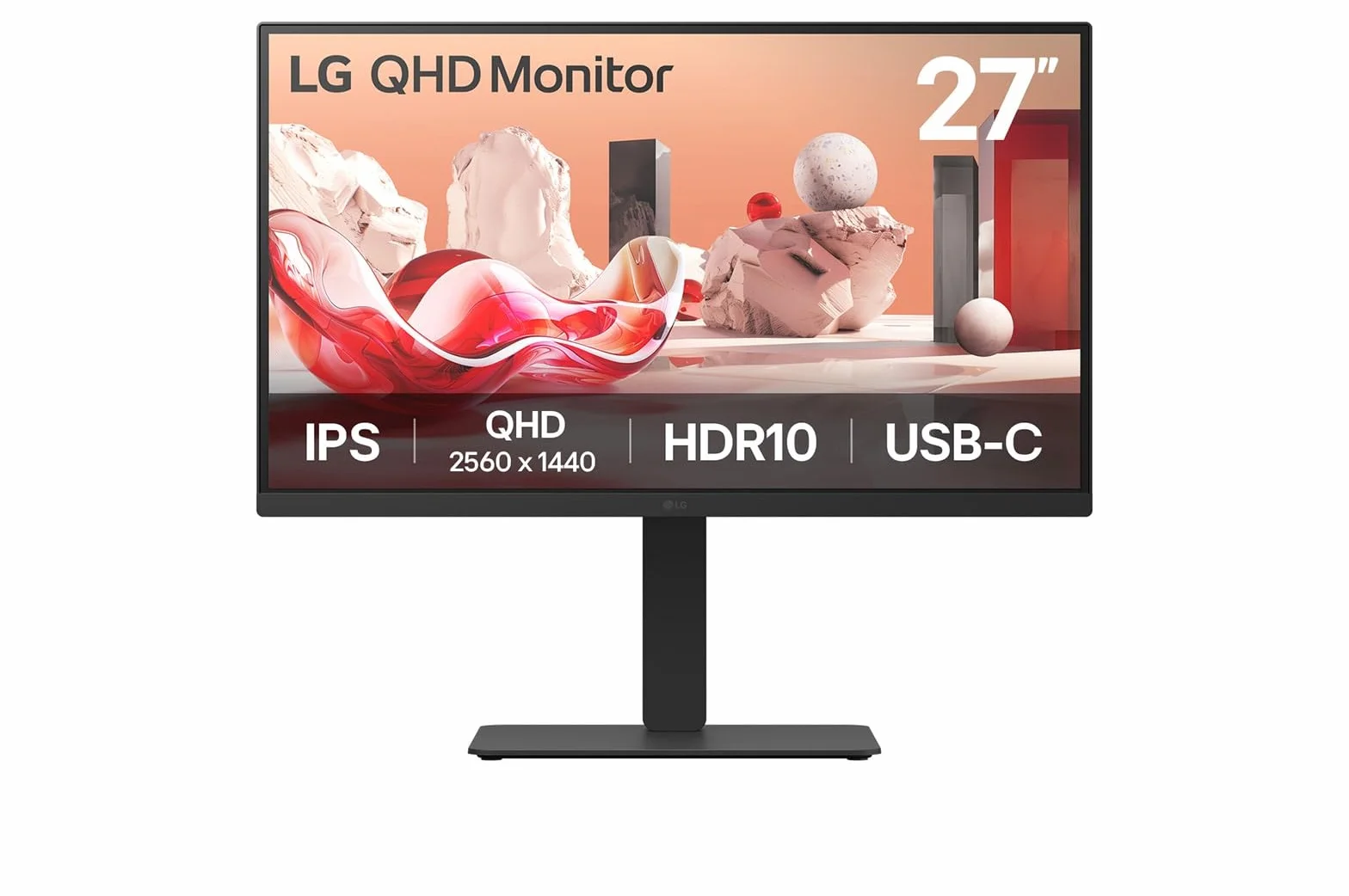 LG 27BA75QB-B - LED-Monitor - 68.6 cm (27") - 2560 x 1440 QHD @ 100 Hz
