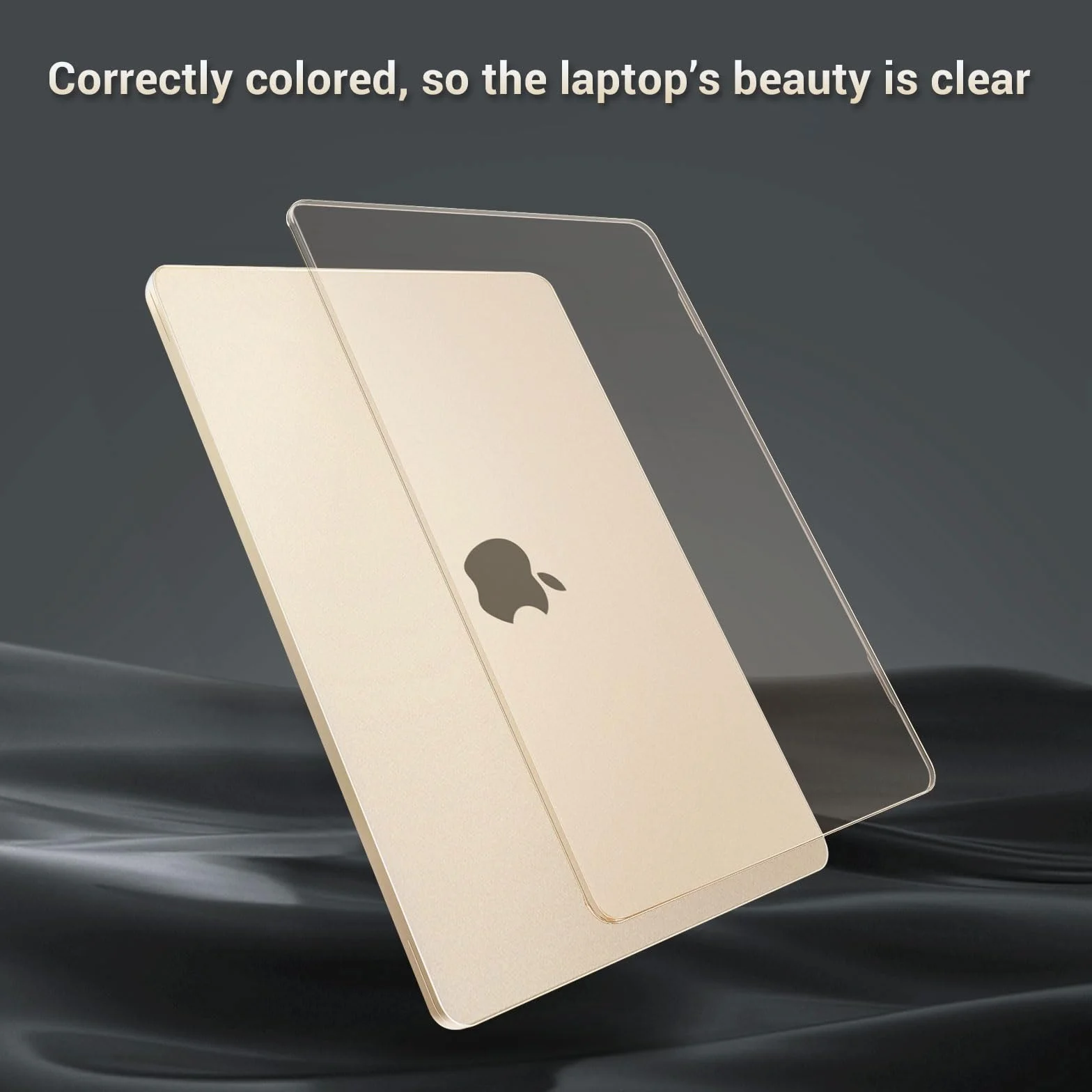 MOSISO Etui kompatybilne z MacBook Air 13 cali M5 M4 M3 M2 2026-2022 A3449 A3240 A3113 A2681, ultracienkie twarde etui w naturalnym kolorze i odporne na odciski palców do MacBooka Air 13,6 cala