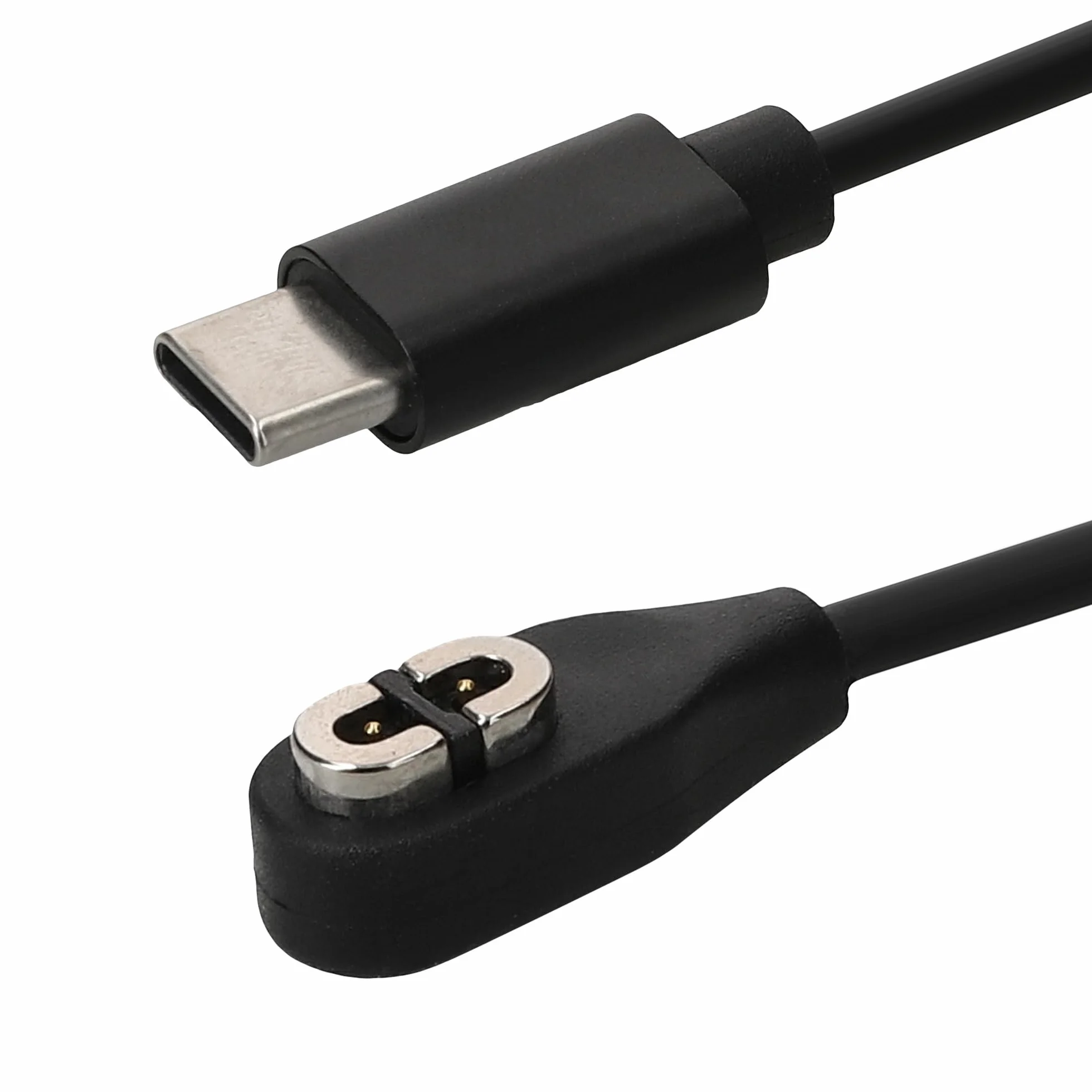 kwmobile Kabel do ładowania USB typu c kompatybilny z Shokz Aeropex AS800 / OpenRun/OpenRun Pro Mini/OpenComm ASC100SG - kabel do smartwatcha - w kolorze czarnym