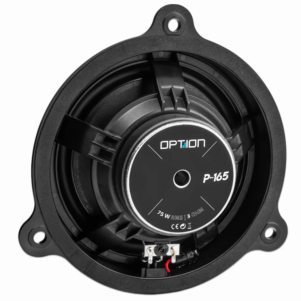 Option Głośnik kompatybilny z Renault Master IV (RDA/RDB/RDC) - 100% system głośników przednich Plug & Play z głośnikiem wysokotonowym 25 mm, 75 W RMS, wysoka wydajność