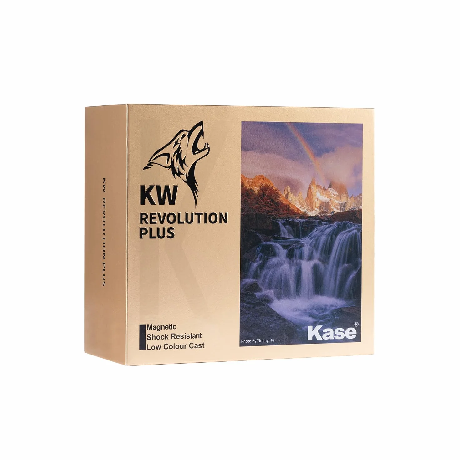 Kase Revolution Plus zestaw filtrów głównych, magnetyczne, odporne na wstrząsy, hartowane szkło optyczne, pierścienie oznaczone kolorami, w tym CPL ND8 ND64 ND1000 osłona obiektywu i obudowa (95 mm)