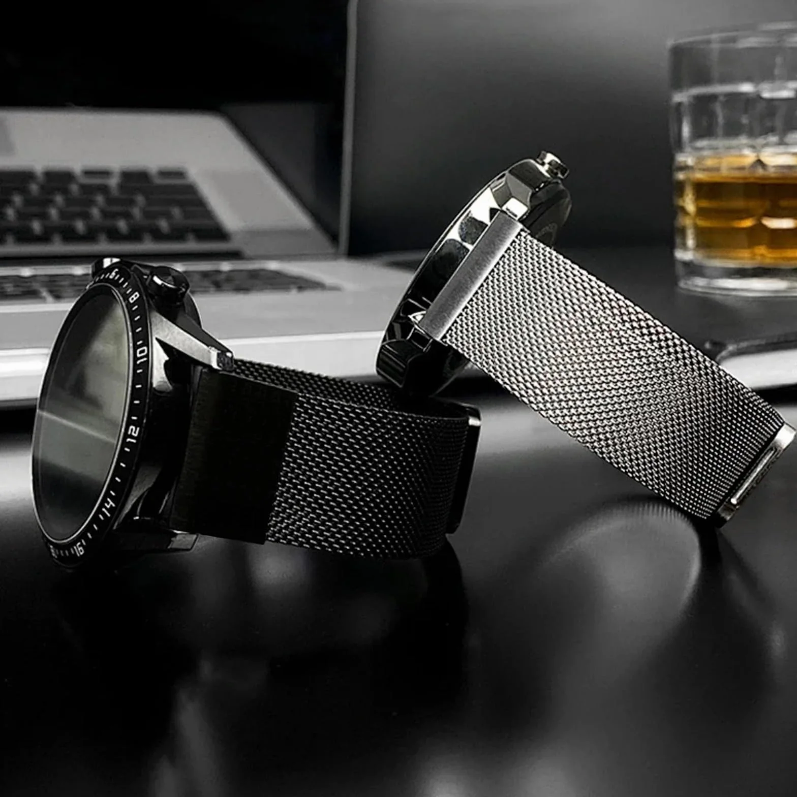 EZZON Pasek ze stali nierdzewnej 1.0 Mesh do inteligentnego zegarka Garmin Pasek zamienny 20mm 22mm 26mm Metalowa opaska na nadgarstek Bransoletka Akcesoria do paska Od zegarków