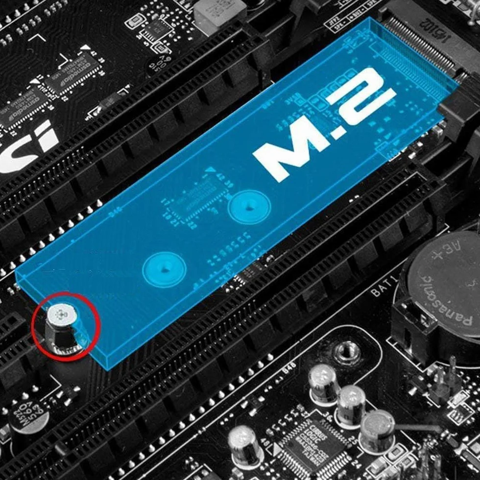 Namvo Zestaw śrub M2 NVMe do montażu SSD kompatybilny z Asus