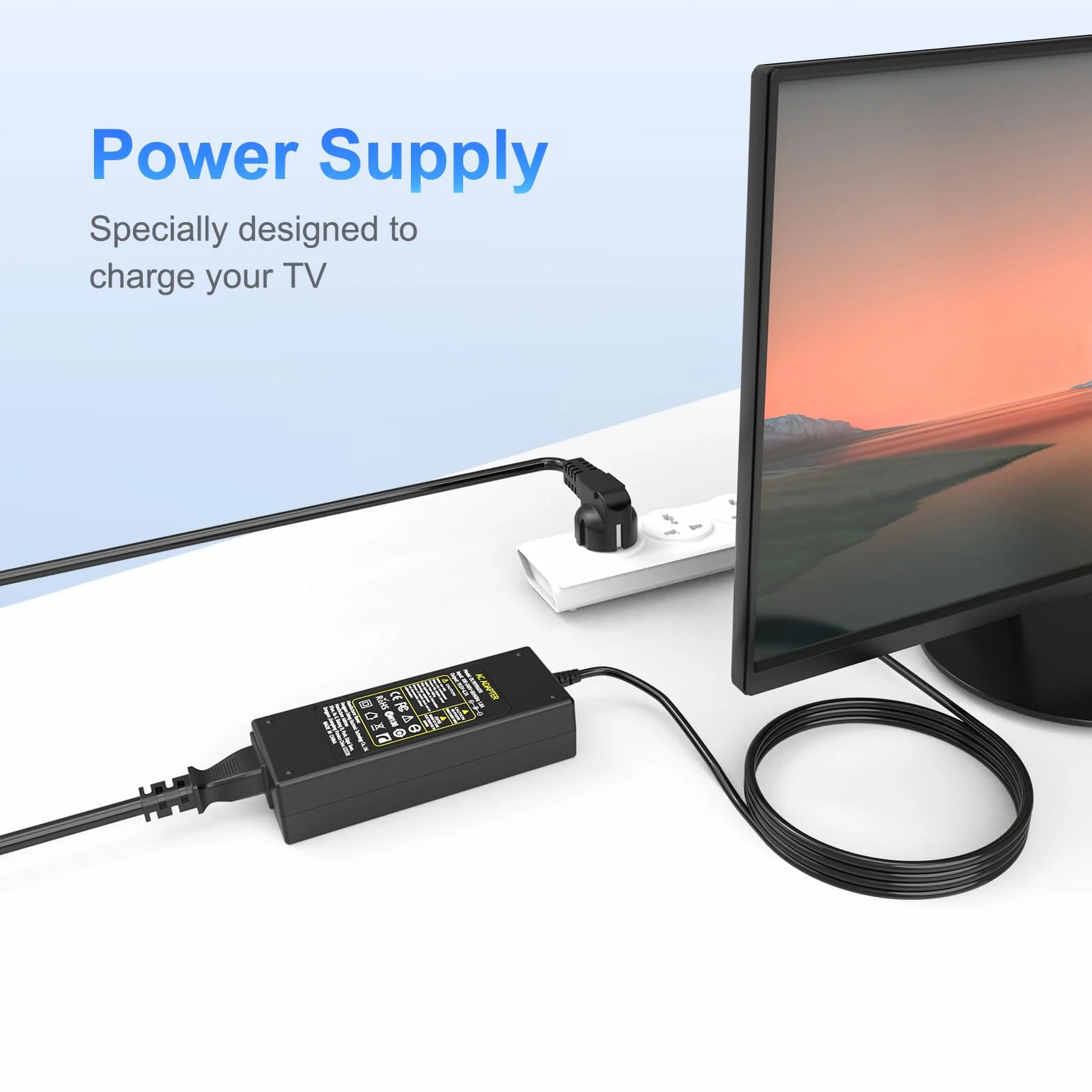 19.5V Zasilacz dla Sony Bravia TV KDL-32 KDL-40 KDL-42 KDL-48 KDL-24 90W Ładowarka Kabel Zasilacz W600B W650A W700B KDL32W700B KDL48W600B KDL48W590B Inteligentna ładowarka LCD HDTV