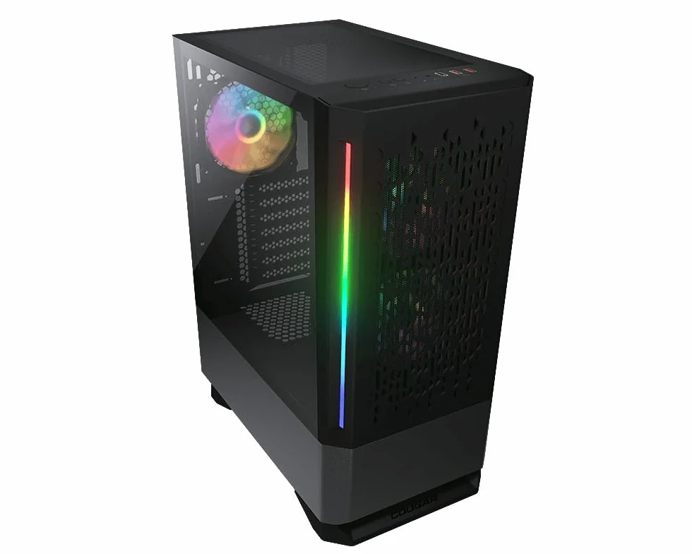Cougar MX430 Air RGB czarna obudowa Mid Tower (M-ITX/M-ATX/ATX)