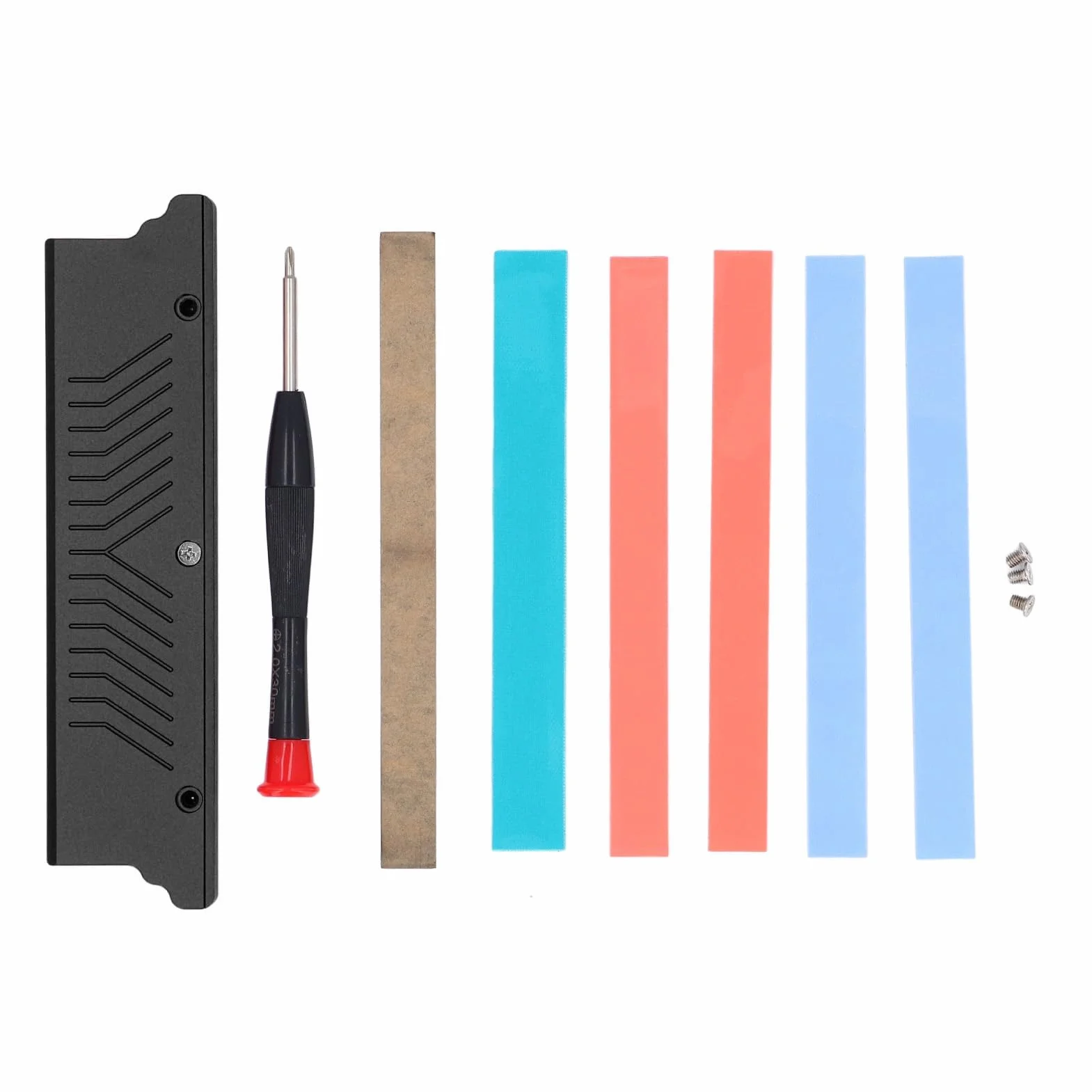 Dpofirs Pamięć RAM Cooler Wydajny Dwustronny Radiator ze Stopu Aluminium dla DDR1 DDR2 DDR3 DDR4 ECC, łatwa Instalacja Zapewniająca Bezpieczeństwo Pamięci Komputera Stacjonarnego (BLACK)