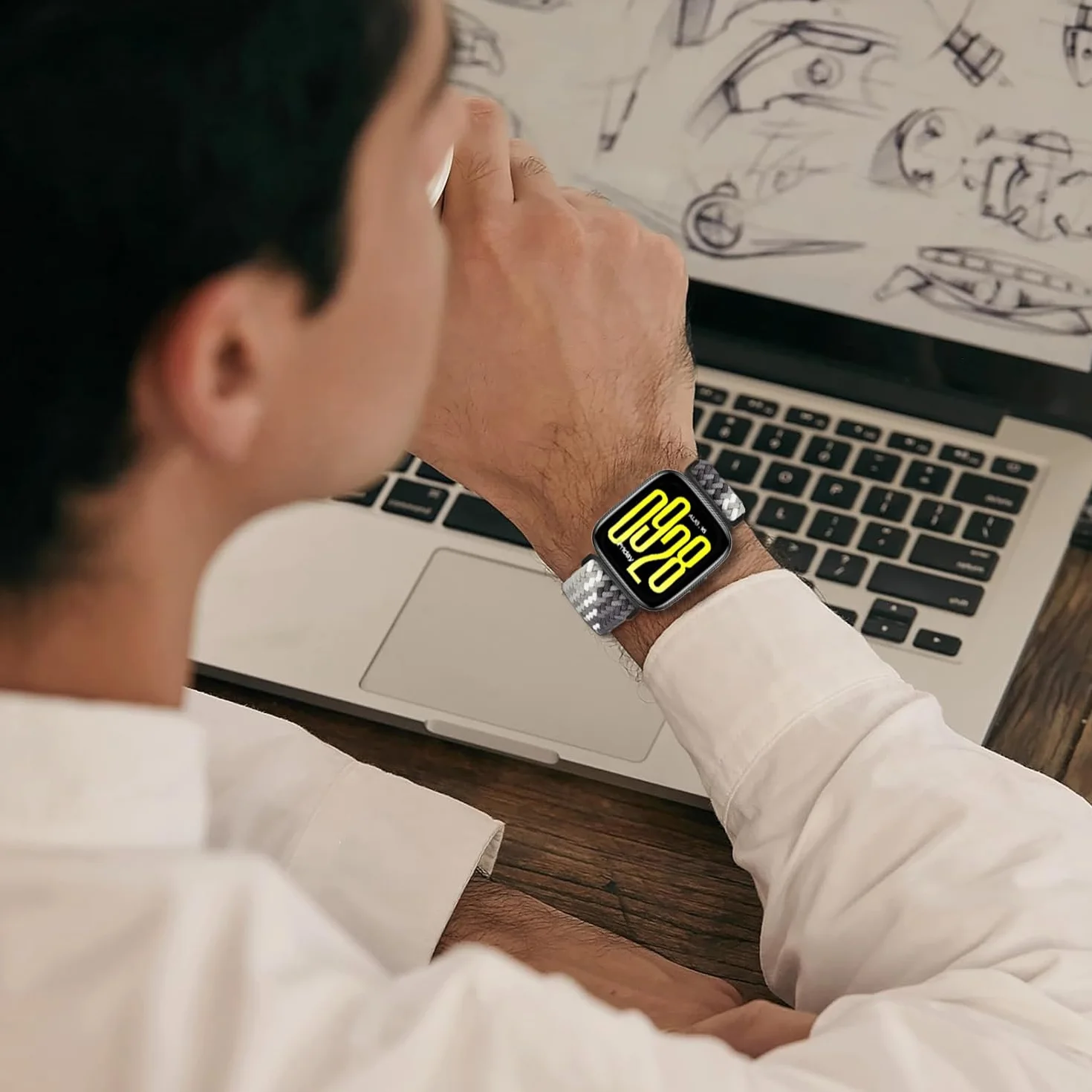 Nylonowa pleciona opaska 22mm do Xiaomi Redmi Watch 5 Lite/5 Active