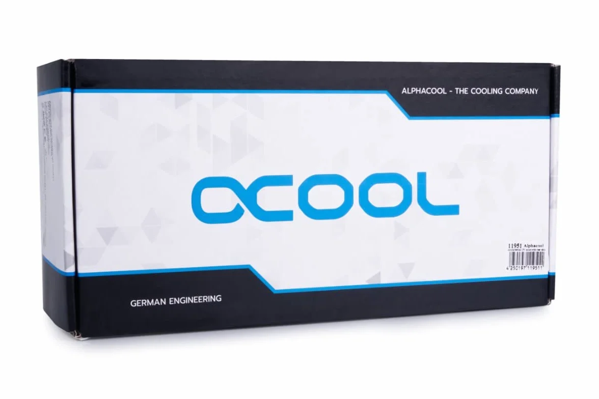 Alphacool 11951 Aurora pionowy uchwyt GPU z kablem Riser uchwyt VGA karta graficzna