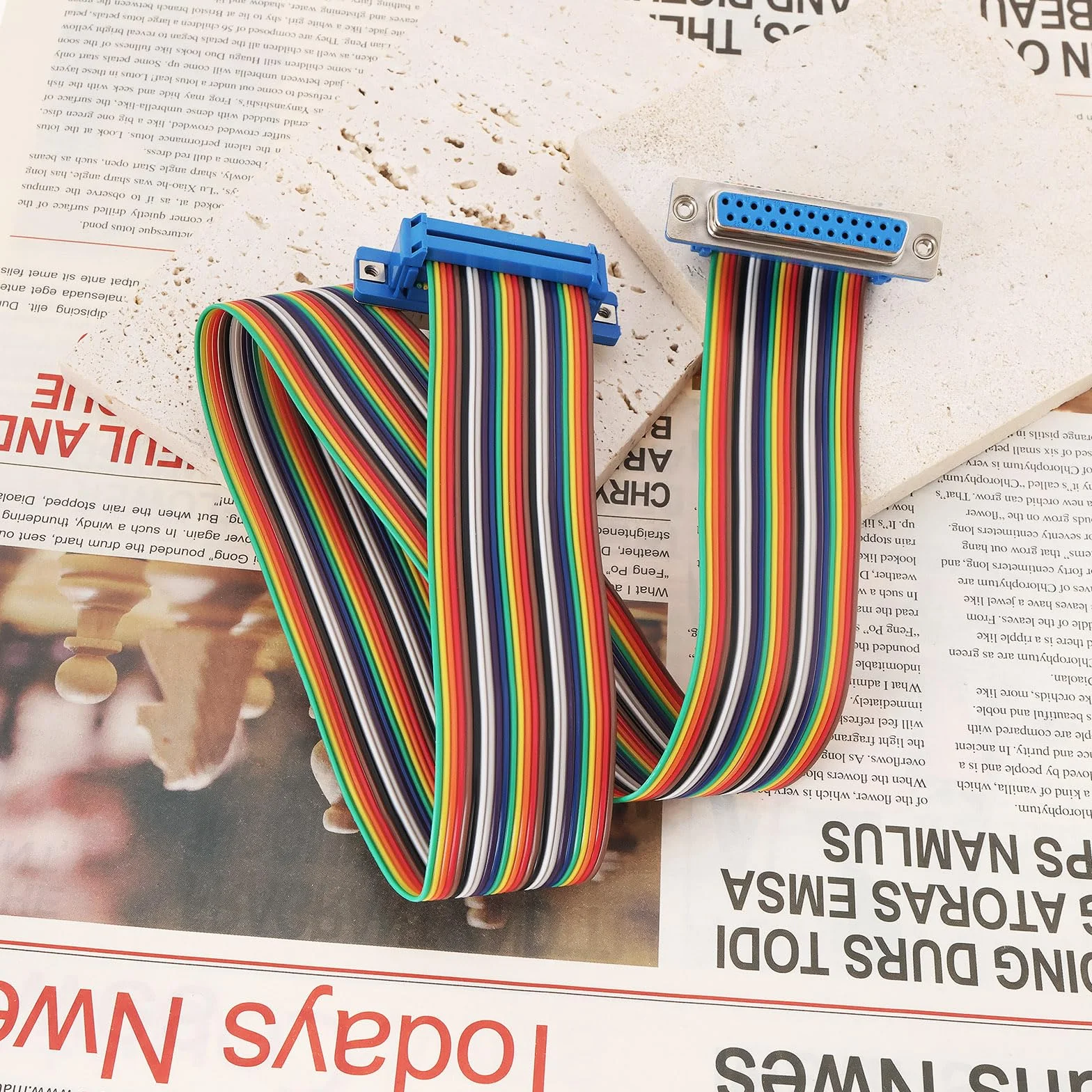 DB25 Pin szeregowy kabel przedłużający męski na żeński 50cm do serwera CNC