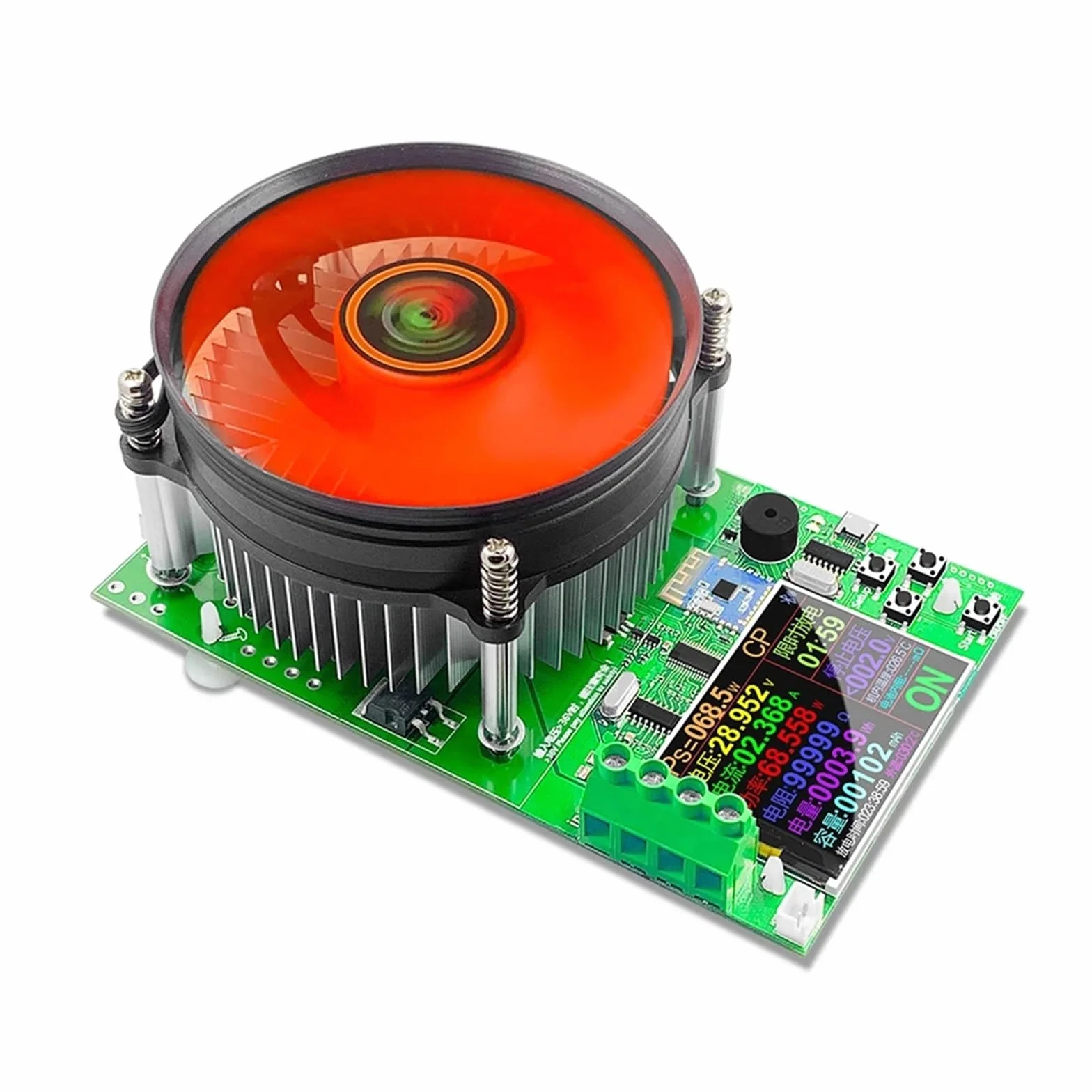 DL24/P 150W/180W 2.4" DC USB Tester Electronic Load 18650 Car Battery Capacity Monitor Discharge Charge Power Meter(150W)