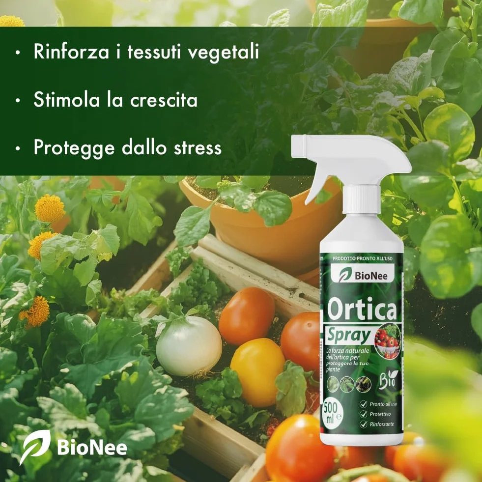 Ekstrakt z pokrzywy w sprayu 500 ml naturalny ochronny wzmacniający dla roślin przeciwko mszycom roztoczom grzybicom do rolnictwa ekologicznego