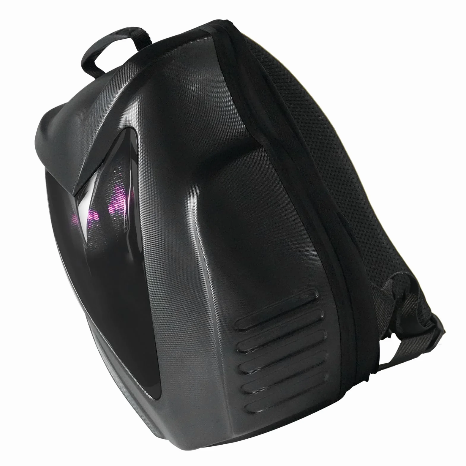 Generic Plecak LED Olśniewający Programowalny Kolorowy Laptop na Motocykl Przenośny Kolarstwo Duża pojemność Twarde Etui Owl Eye 16,34 X 14,17 X 8,66 Cala na Boże Narodzenie, Urodziny i Walentynki