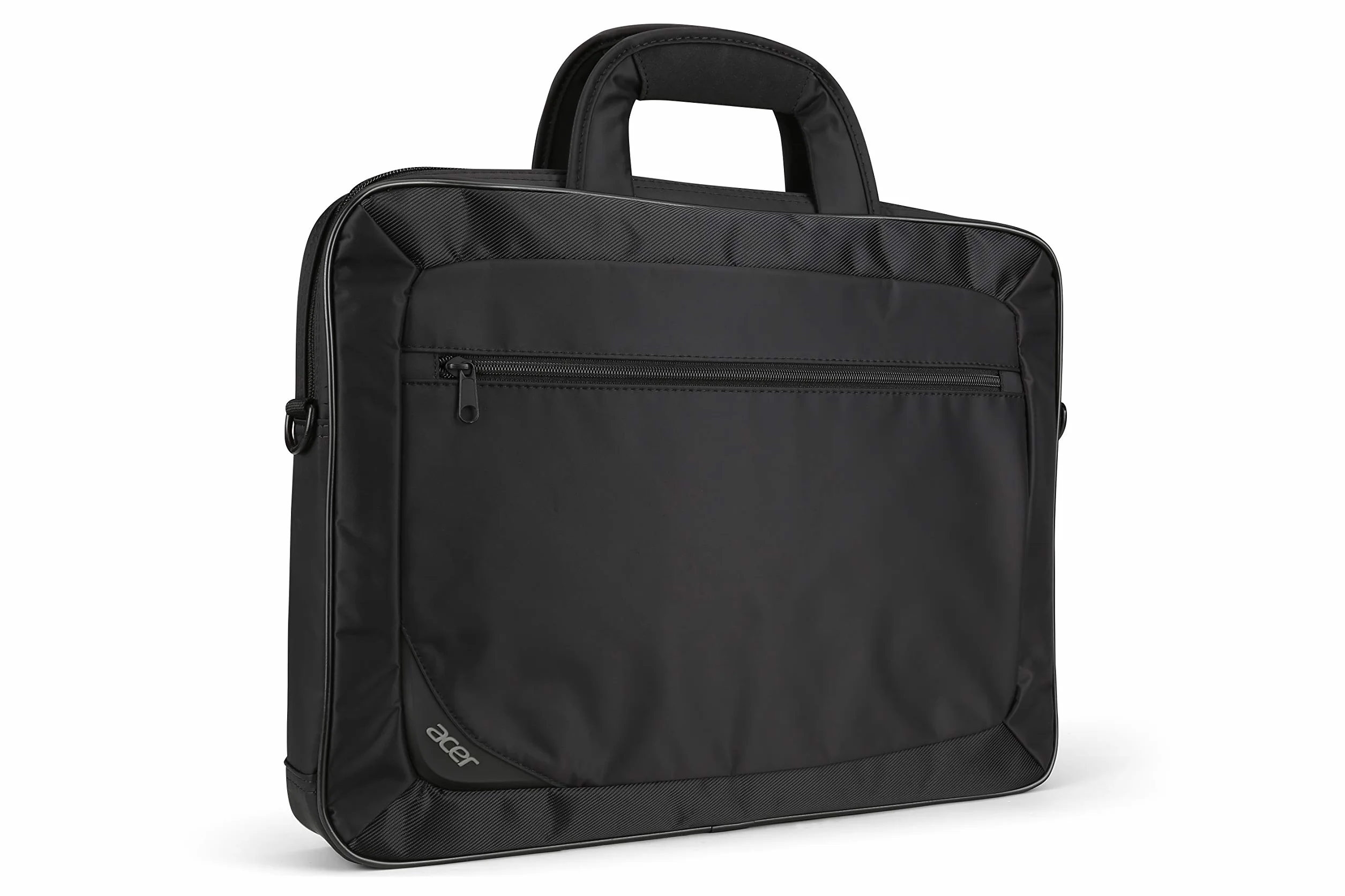 Acer Notebook Carry Case (nadaje się do notebooków o przekątnej ekranu do 17,3 cala / Chromebooków: uniwersalny pokrowiec ochronny z paskiem na ramię, - i wyściółką, pasek do mocowania na wózku, dodatkowa kieszeń przednia) czarna