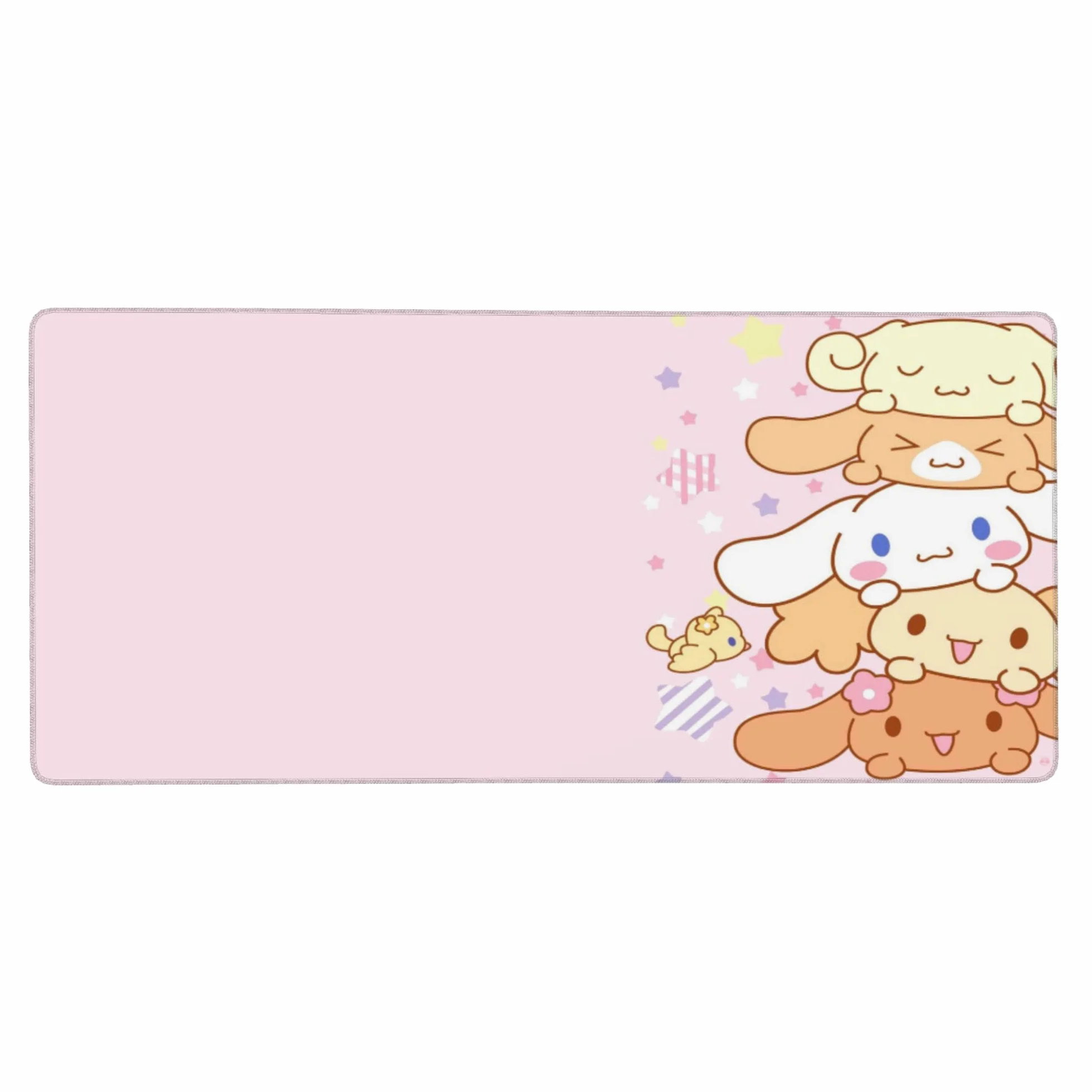 Różowa kawaii dziewczęca urocza gamingowa podkładka pod mysz, długa rozszerzona podkładka pod mysz XXL, bardzo duże podkładki na biurko, podkładka pod klawiaturę, do pracy, gry, biura, domu, 90 x 40