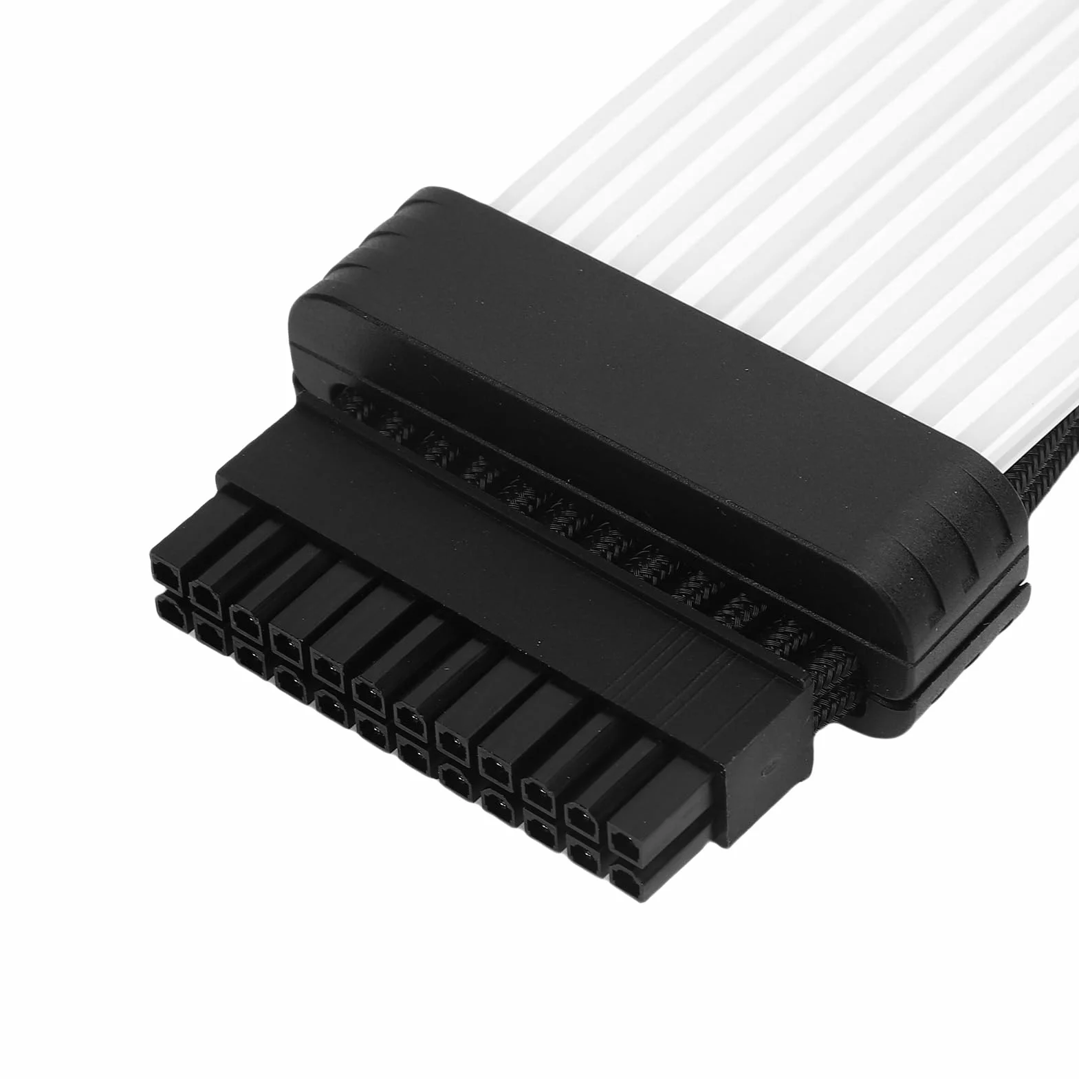 Ejoyous ARGB Kabel Zasilający do Komputera Lina Silikonowa Przedłużenie Zasilacza z Efektem Meteorytu LED 120 24-pinowa Płyta Główna 8-pinowa Karta Graficzna do Producentów Obudów Komputerów Gier