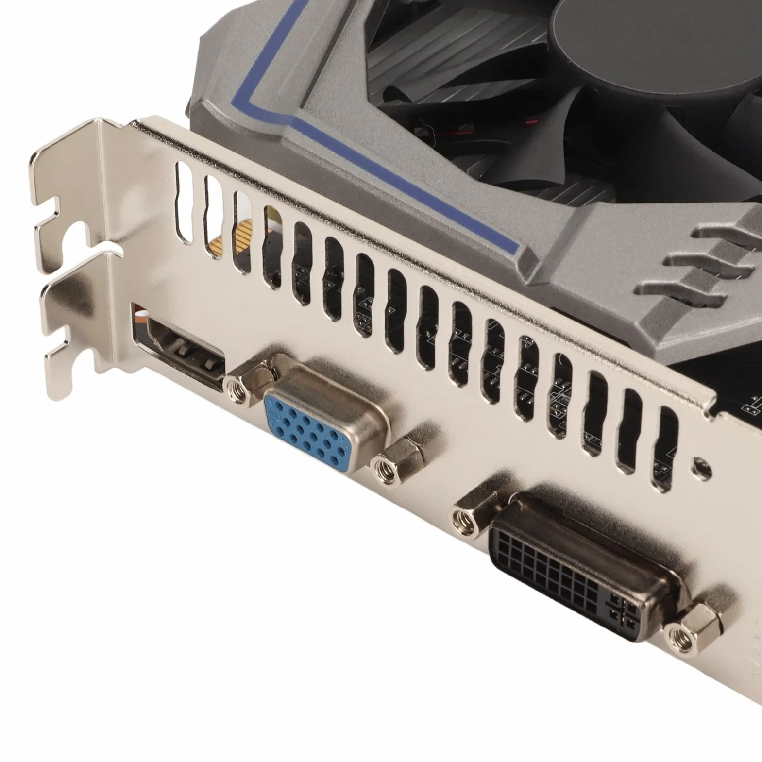 GTX550Ti 8GB GDDR5 128-bitowa Karta Graficzna do Gier, PCI Express 2.0 z Dwoma Wentylatorami Komputer PC Karta Graficzna do Gier Wideo z HDMI VGA DVI, rozdzielczość 2560x1600