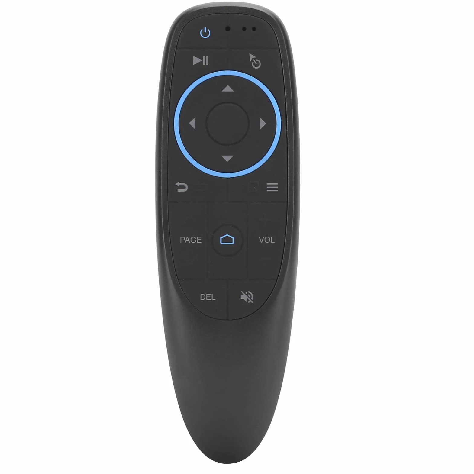 Air Fly Mouse, Bluetooth 5.0 Remote Smart Wireless Control Android TV Box Kombinacje Klawiatury Żyroskop Uchwyt do Gier z Czujnikiem Ruchu dla Android TV Box Wsparcie IR Learning