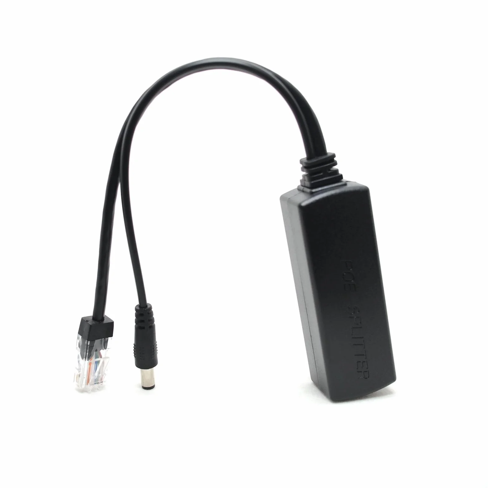 Gigabit Active PoE Splitter Power Over Ethernet 48 V do 12 V 1000 Mb/s