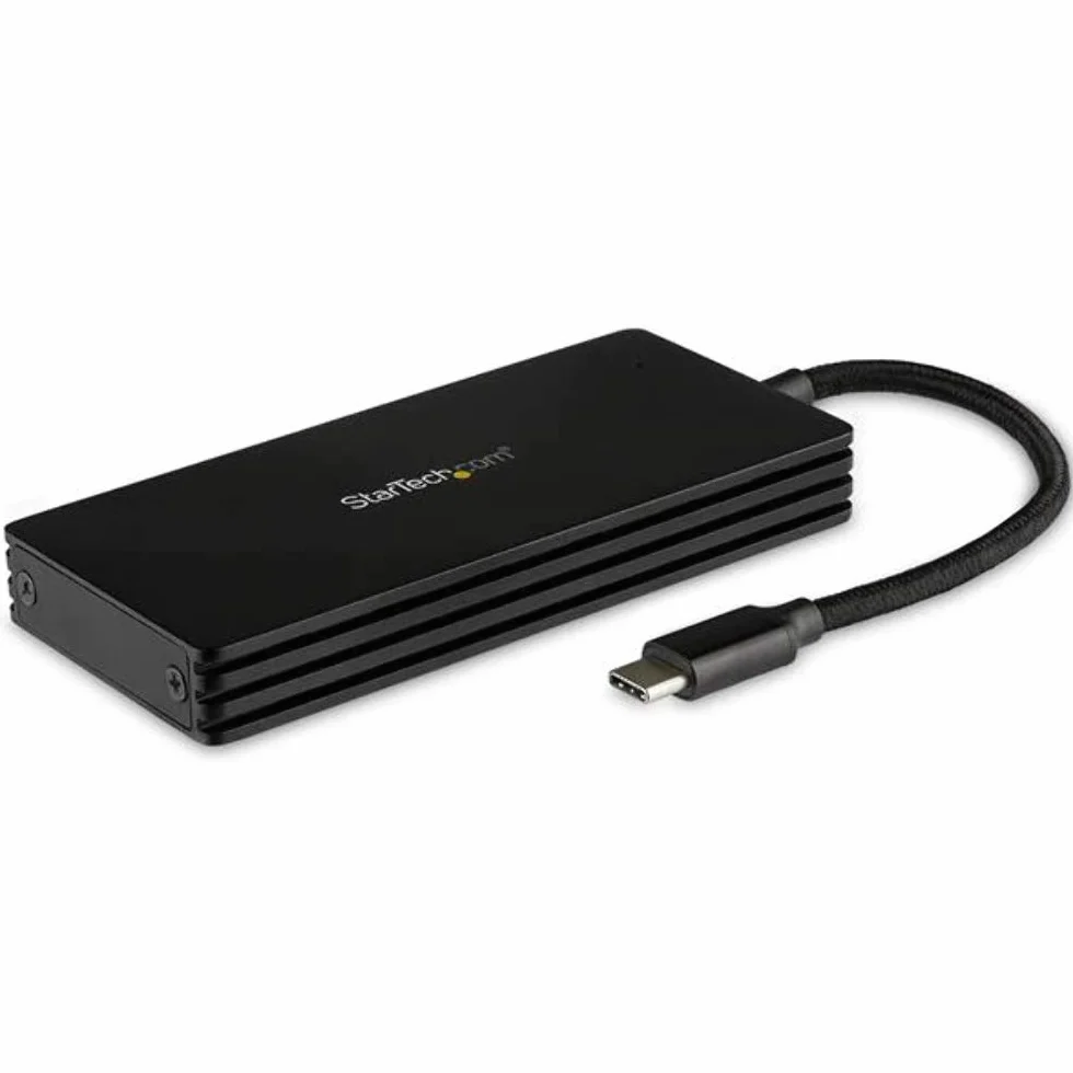 ✲ Enclosure M.2 SSD do M.2 SATA – USB 3.1 (10 Gbps) – USB-C – M.2 SATA USB adapter (SM21BMU31CI3).