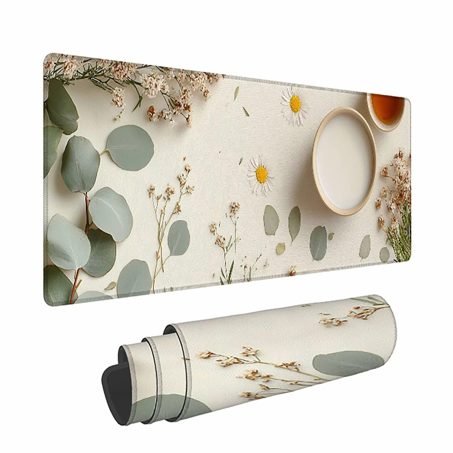 Podkładka pod mysz XXL, nowoczesna, duża podkładka pod mysz dla graczy, 1600 x 800 x 3 mm, krajobraz, podkładka pod mysz ze szwami na krawędziach, ponadwymiarowa, antypoślizgowa gumowa podkładka pod