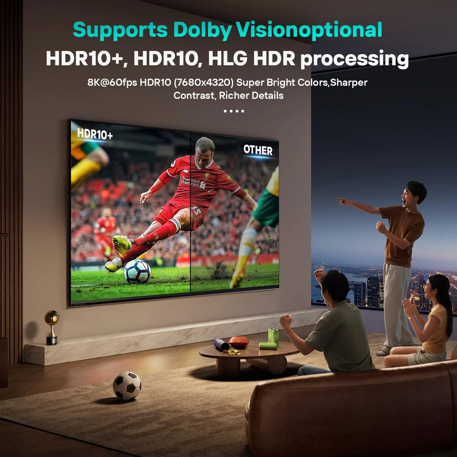 GREVA 8K Android TV Box 14.0, nowość Android Box 4G RAM 64G ROM, chipset S905X5M, obsługa Dolby Vision WiFi6 HDR10 BT5.0 HDMI 2.1 10/100 M Ethernet LAN 3D HD Smart TV Box Black