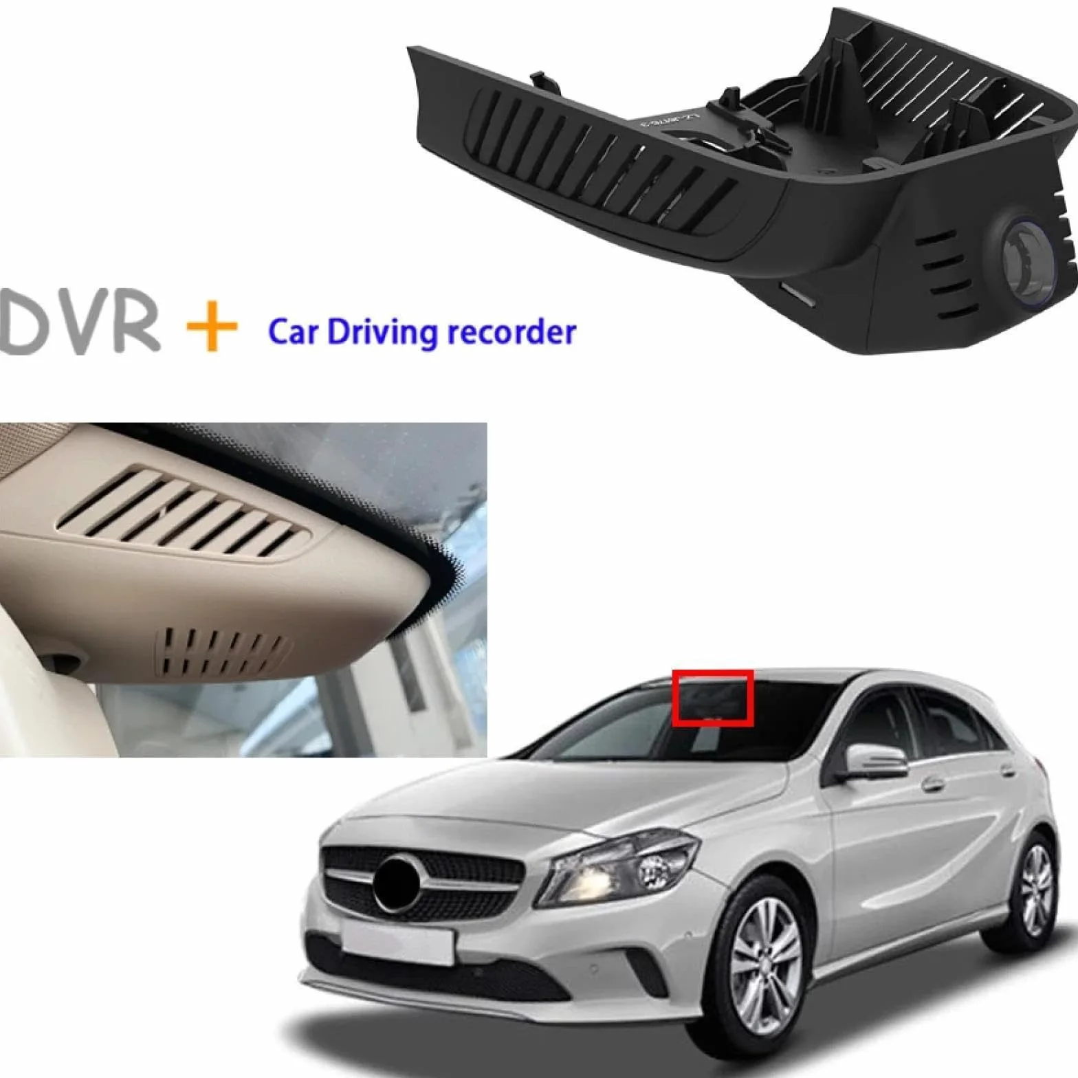 Kamera Samochodowa dla Mercedes Benz A 200L Sport Edition 2019-2020, Rejestrator jazdy samochodem Kamera samochodowa z przodu