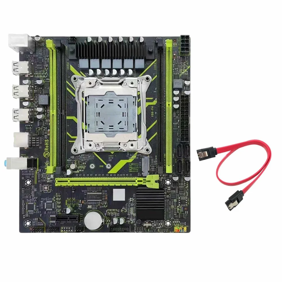 Płyta główna X99 DDR4 LGA2011 X99 P4 H55 Chipset Gigabit Ethernet X99 Płyta główna do gier z gniazdami M.2 NVME/NGFF