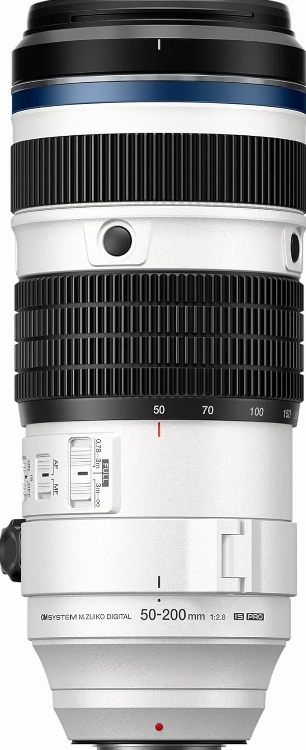 OM SYSTEM M.Zuiko Digital ED 50-200mm F2.8 IS PRO Obiektyw Telezoom MFT | Jasny teleobiektyw do Olympus i Panasonic, stabilizacja obrazu IS, lekki, uszczelnienie IP53, bokeh, mocowanie M4/3