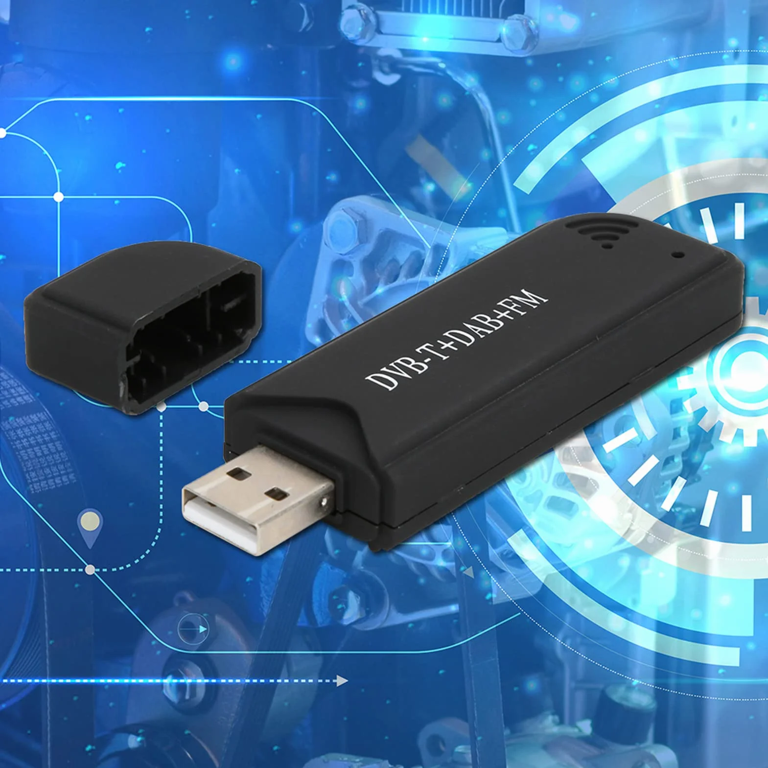RTL2832U Klucz USB FM SDR Odbiornik Telewizji Cyfrowej z Tunerem do Nagrywania i Odtwarzania w Czasie Rzeczywistym