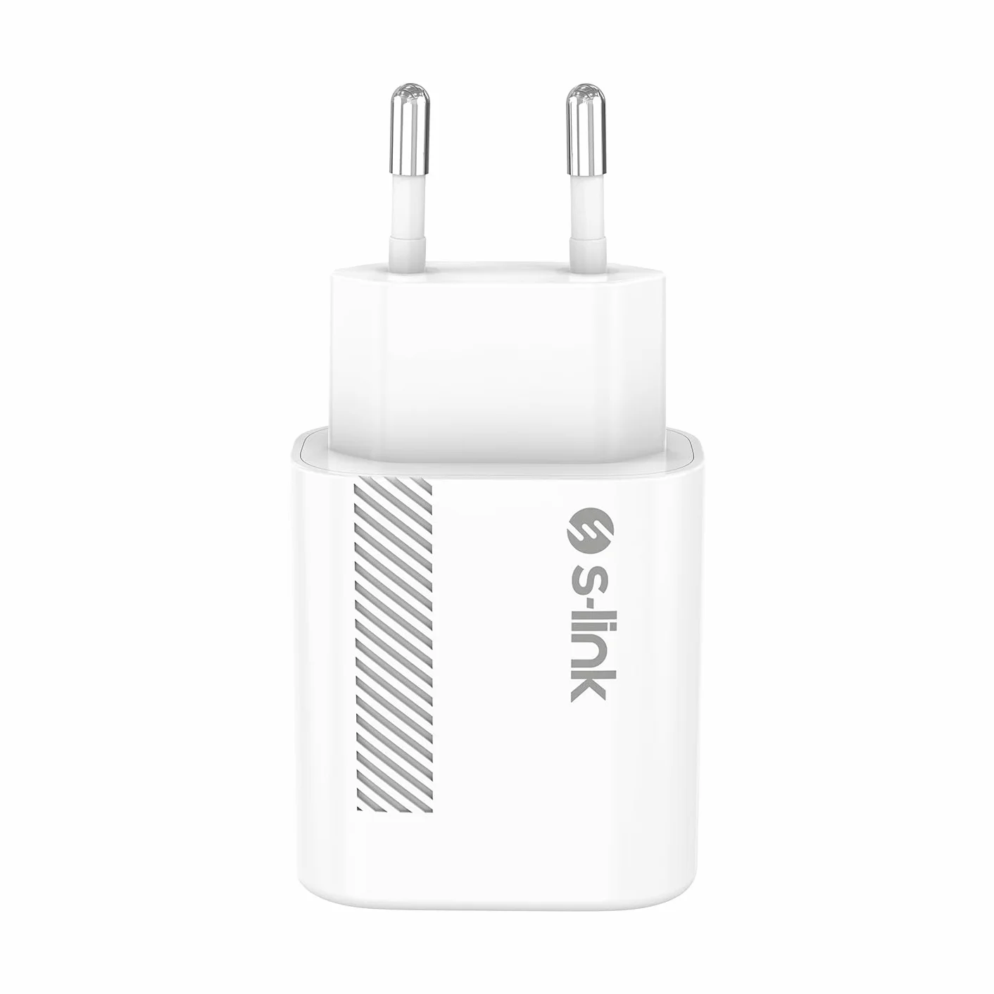 S-link SL-EC50 (SL-EC50T) 5V 2400MA kabel typu C 2 wyjścia USB biały domowy adapter ładowania