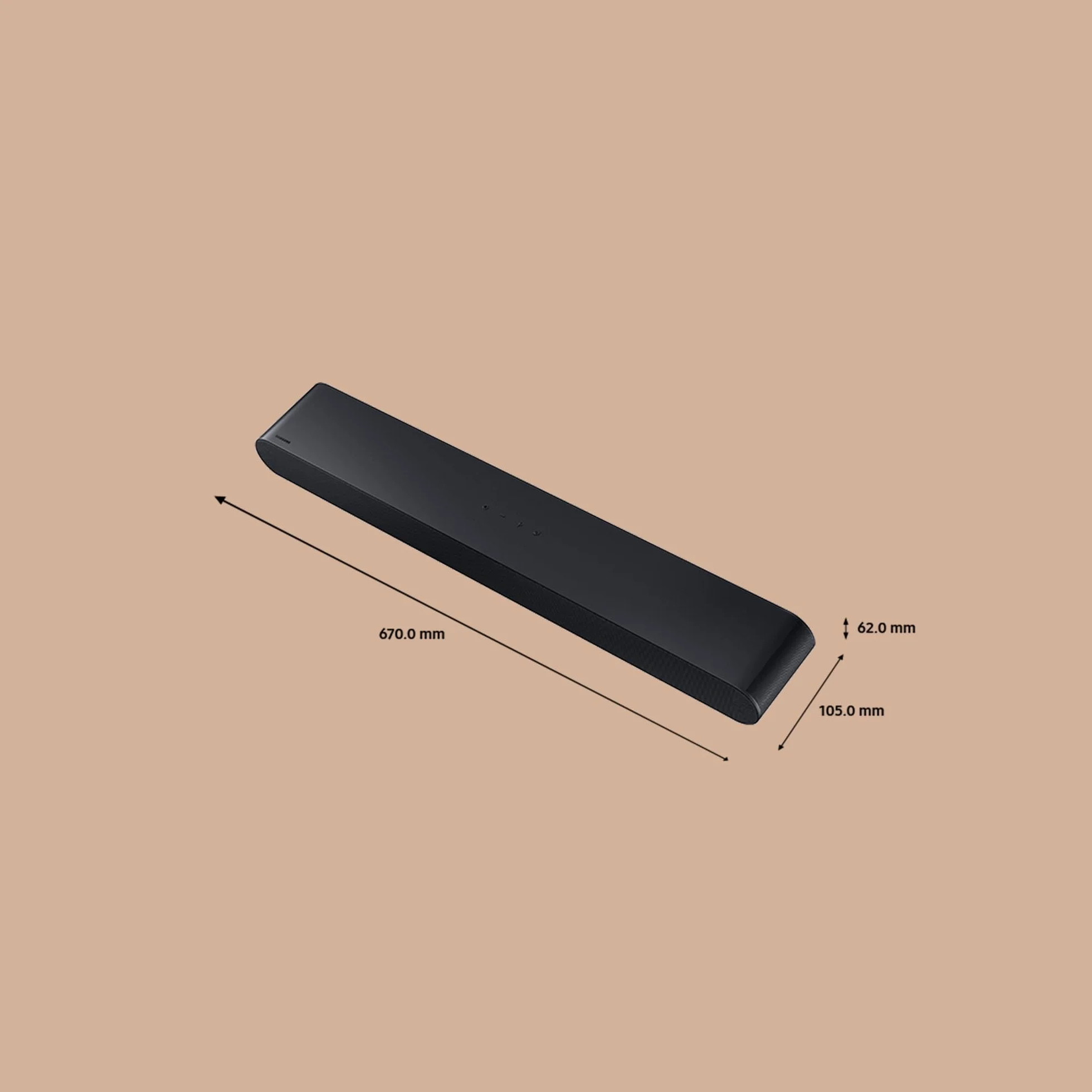 Samsung Soundbar HW-S60D/ZF serii S, 7 głośników, bezprzewodowy Dolby Atmos, 5.0-kanałowy dźwięk, Q-Simphony, Alexa, kompatybilny z Google Assistant, Black 2024