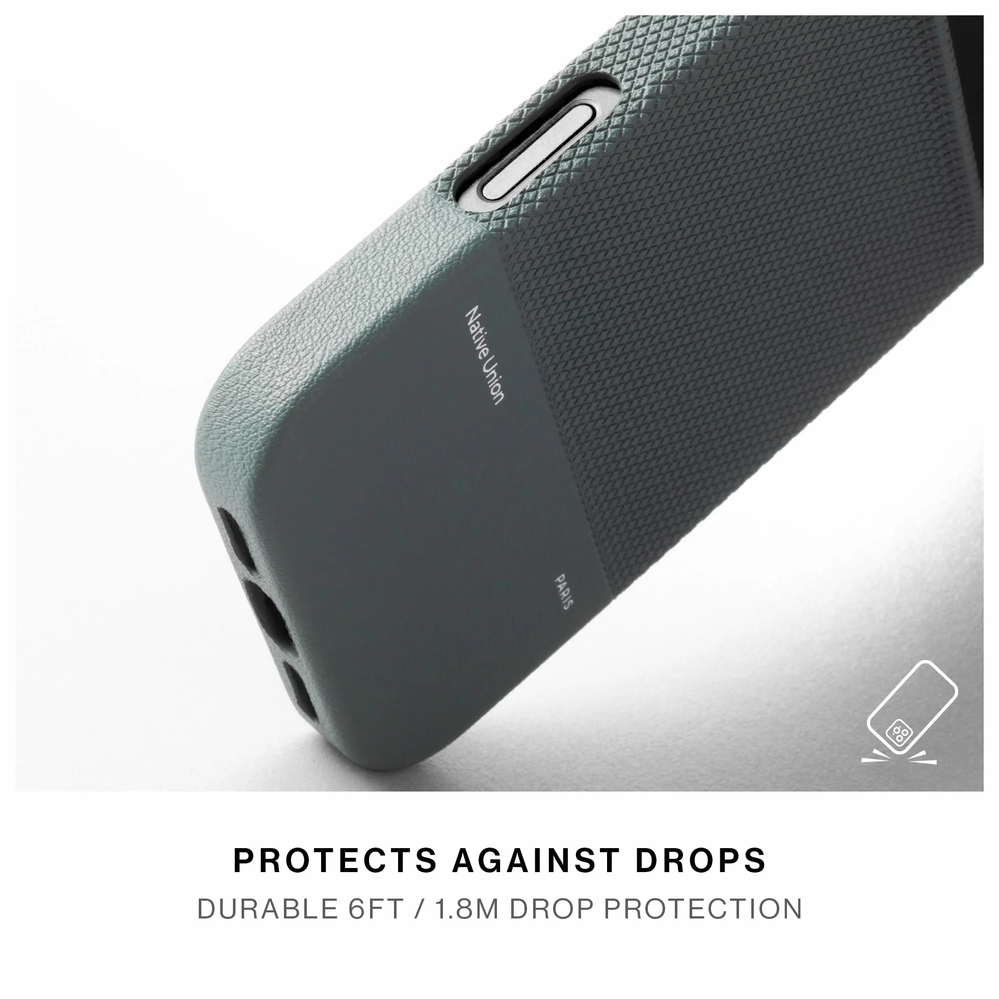 Native Union (Re Classic Case 3.0 - MagSafe kompatybilne z wbudowanymi magnesami - materiały odporne i pochodzące z recyklingu - bardzo trwałe, z ochroną przed upadkiem 1,8 m do iPhone'a 17 Pro
