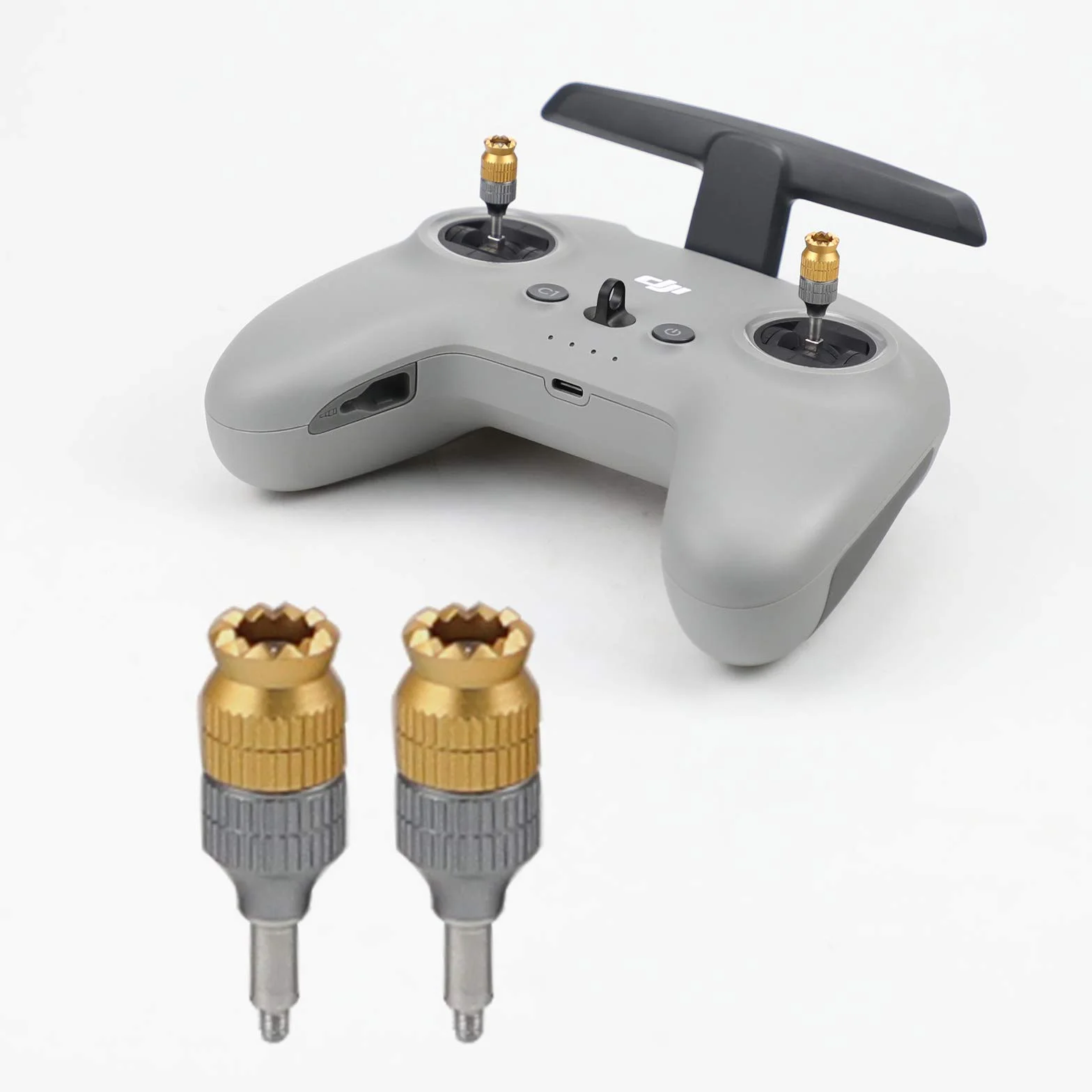 MotuTech Joystick do pilota DJI FPV Drone, regulowany, joystick rocker, ze stopu aluminium (1 para)