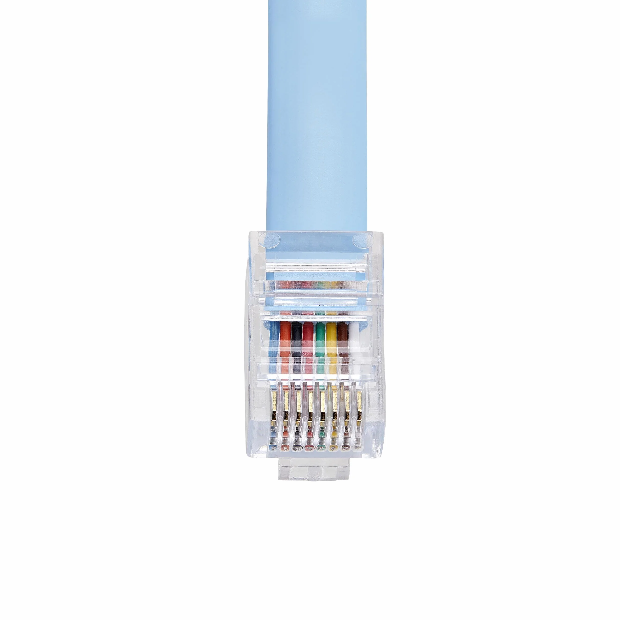 StarTech.com ROLLOVERMM6 Kabel do konsoli Cisco, Ethernet RJ45, kabel sieciowy, RJ-45 (M) do RJ-45 (M), formowany 1,8 m, płaski, niebieski