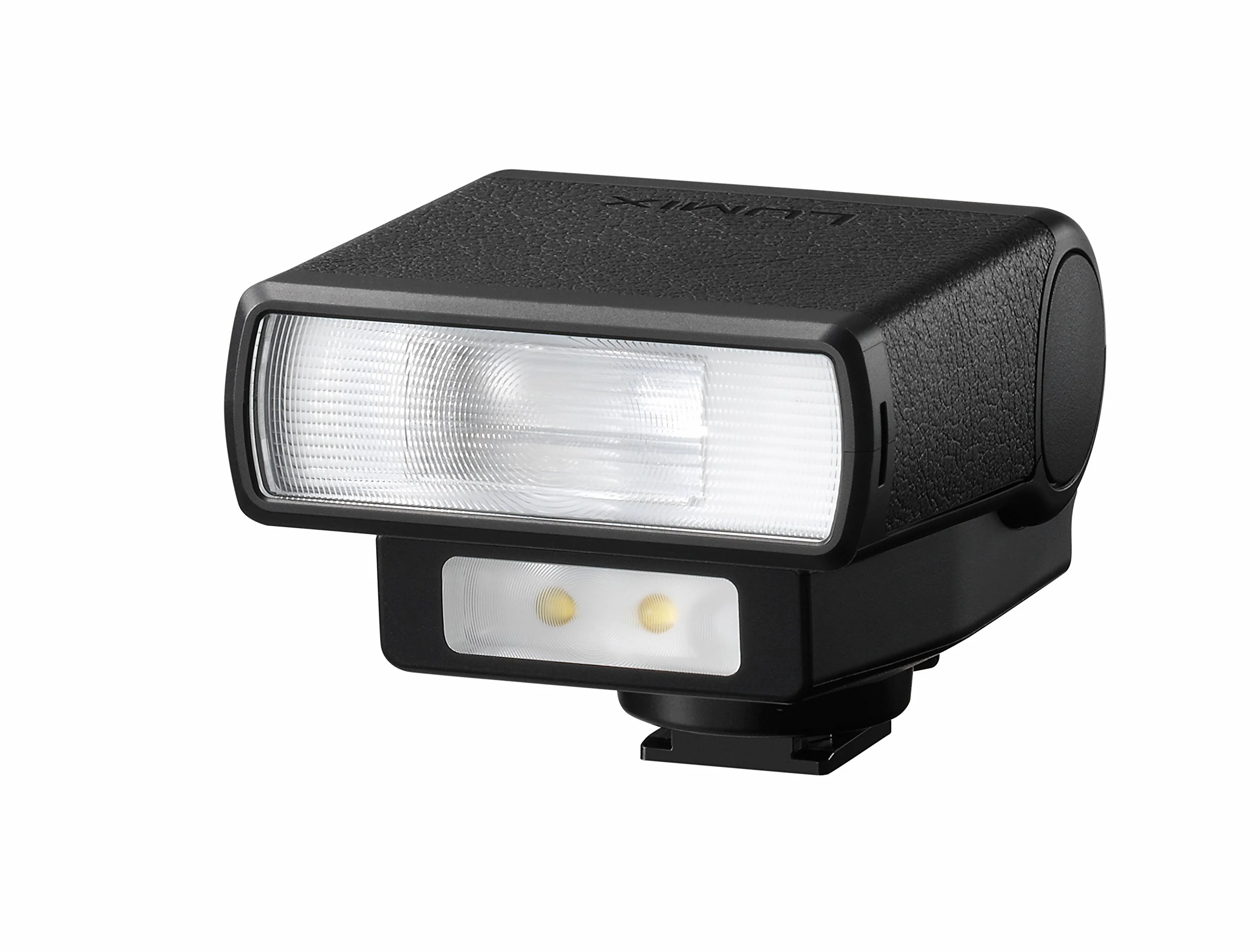 Panasonic DMW-FL200 zewnętrzna lampa błyskowa (GN20 (ISO100m) i odbicie światła, możliwość połączenia bezprzewodowego), czarna
