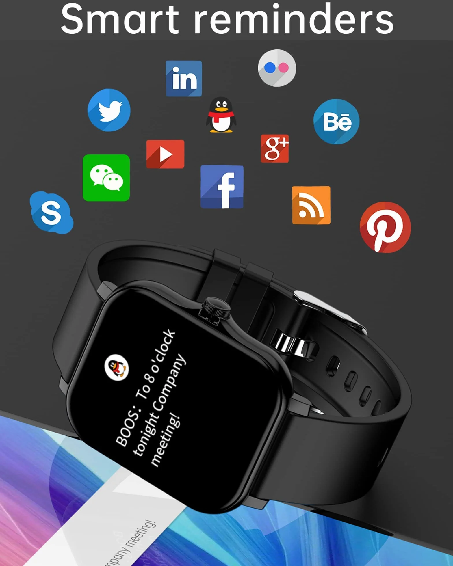Inteligentny zegarek na telefony z systemem Android iOS IP68 Wodoodporny smartwatch dla mężczyzn Kobiety 1,75 39;39; W pełni dotykowy zegarek z monitorem aktywności fizycznej z monitorem tętna