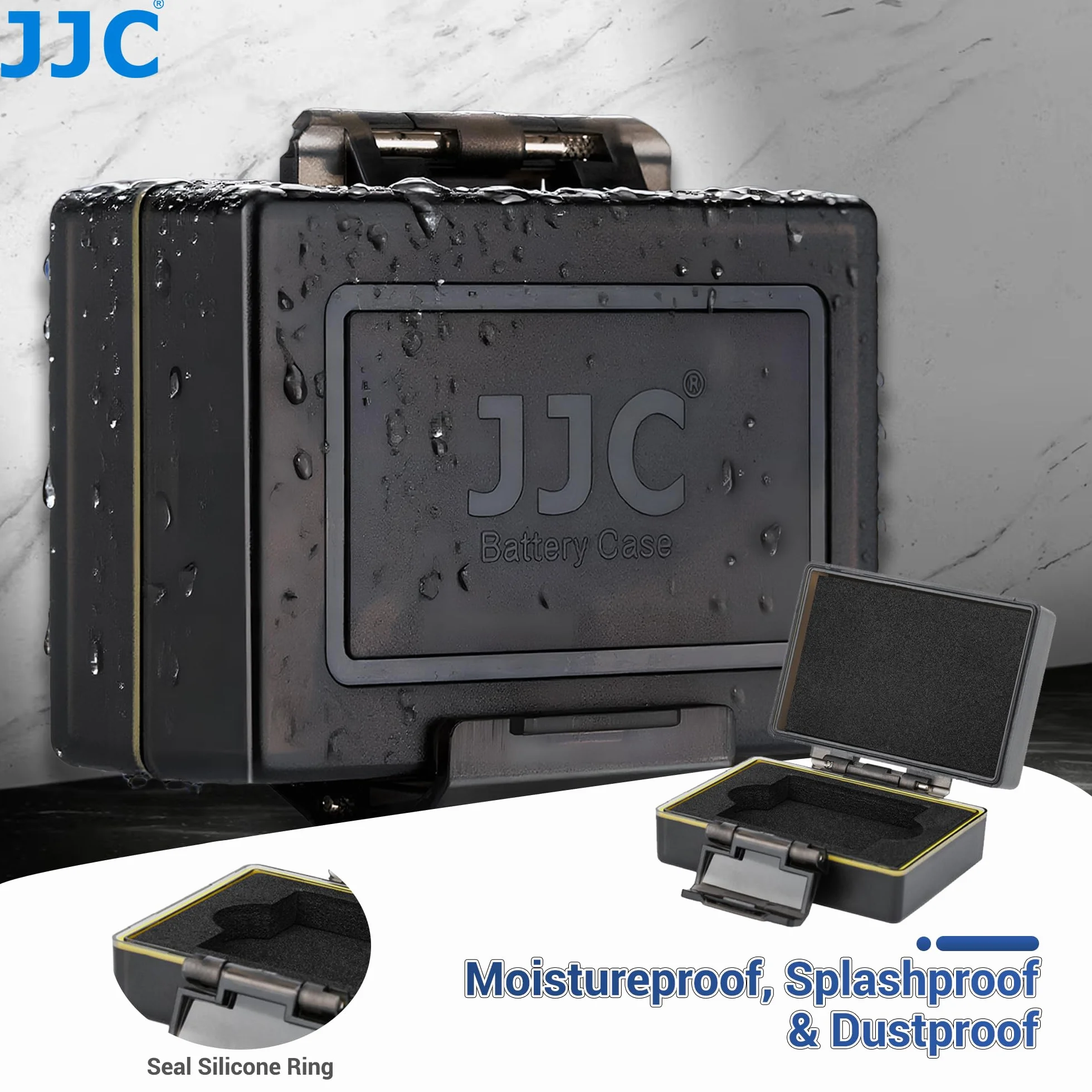 JJC Kompatybilny Etui na Baterię i Karty SD dla Ricoh GRIII, GR III HDF, Olympus TG-7, TG-6, TG-5, DB-110, LI-90B
