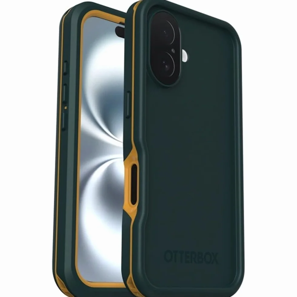 OtterBox Frē Series MagSafe Etui do iPhone 16, Wodoodporne (IP68), Etui z Wbudowanym Zabezpieczeniem Ekranu, Przetestowane 5 Razy Zgodnie ze Standardami Wojskowymi, Zielone