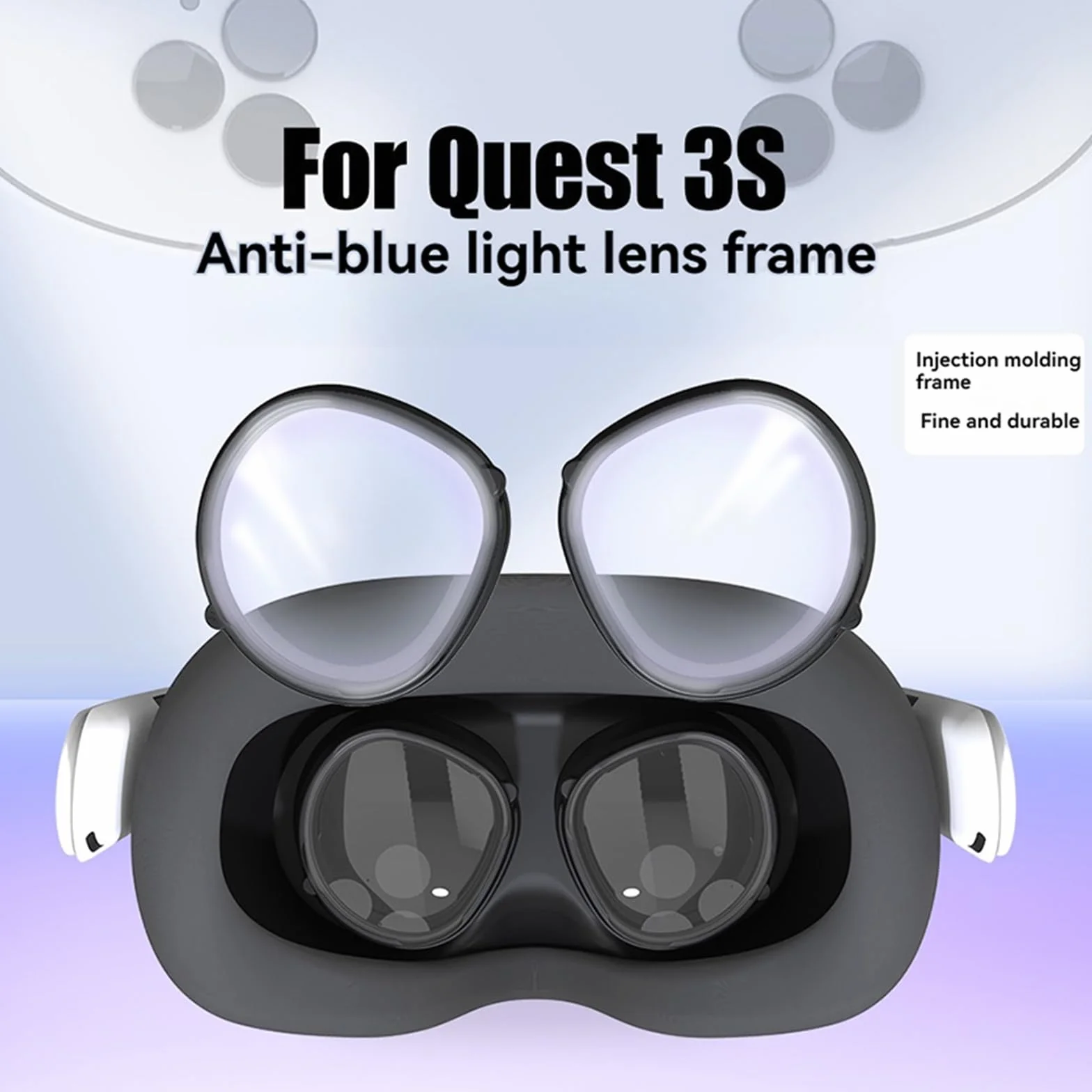 Magnetyczne okulary VR z filtrem niebieskiego światła do Quest 3S, akcesoria soczewek, ochrona oczu